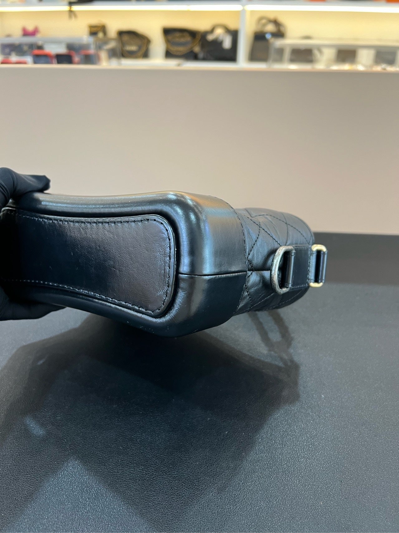 Chanel - Gabrielle - Leather - Black - (small)