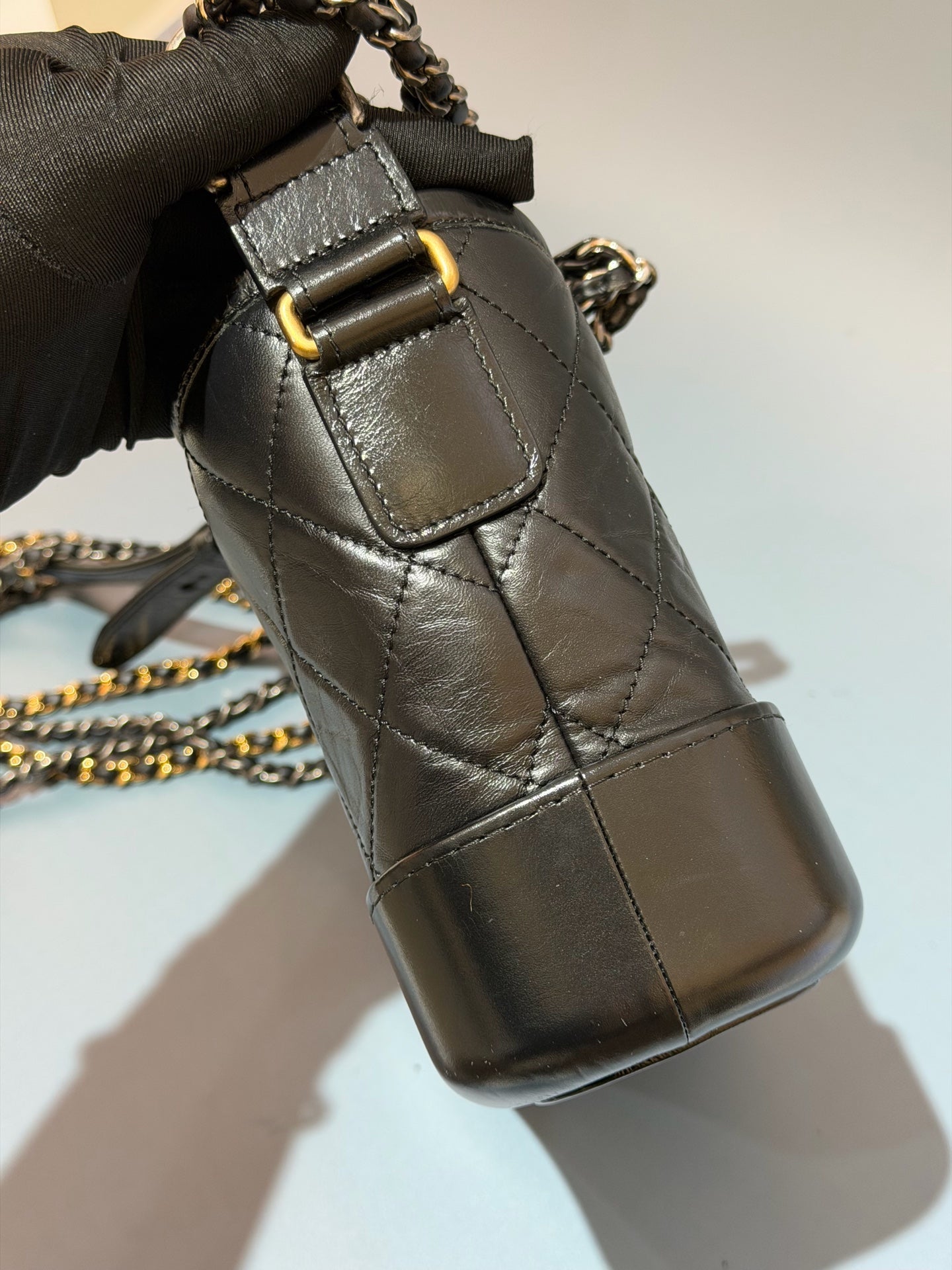 Chanel - Gabrielle - Leather - Black - (small)