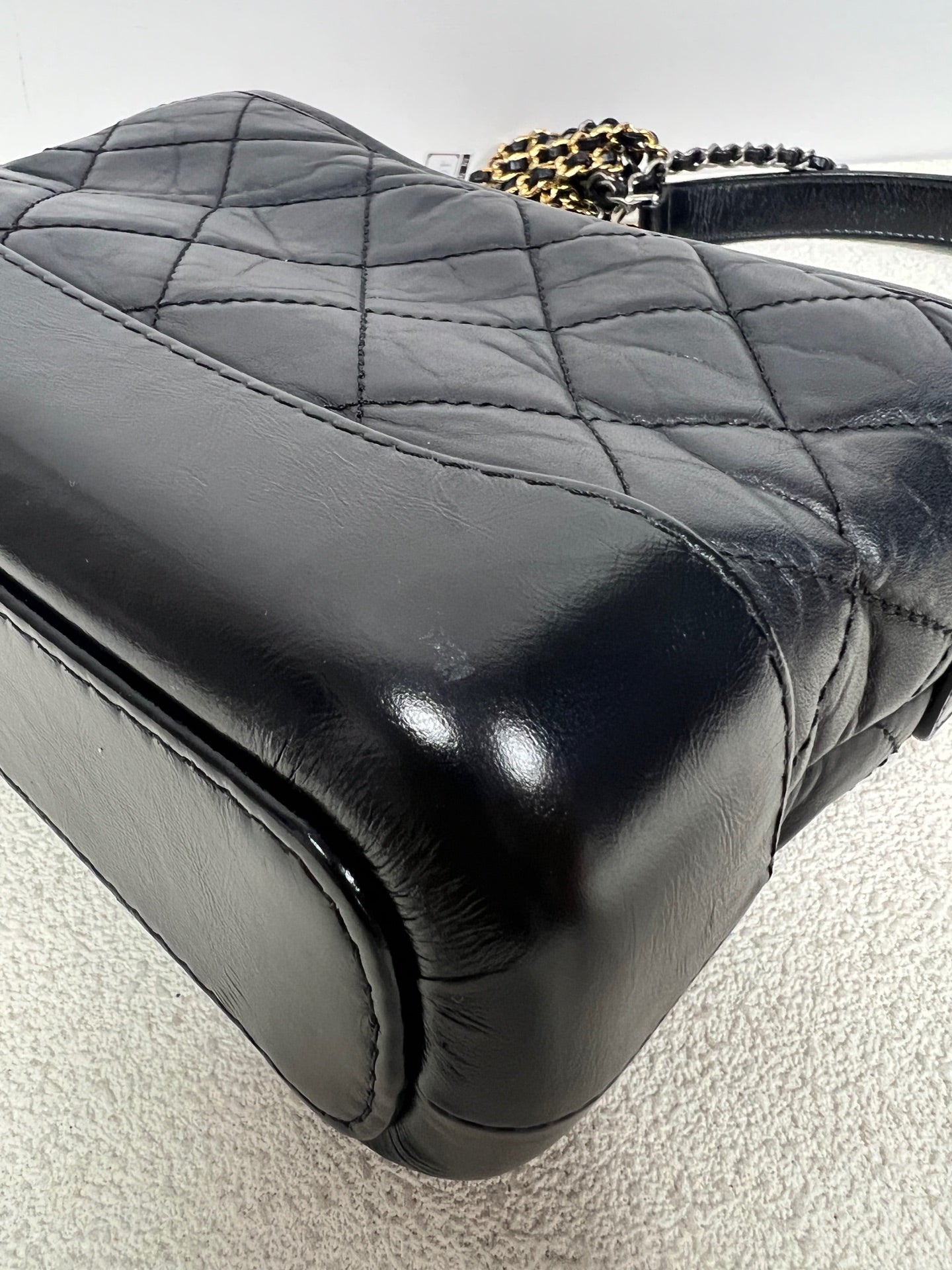 Chanel - Gabrielle - Leather - Black - (small)