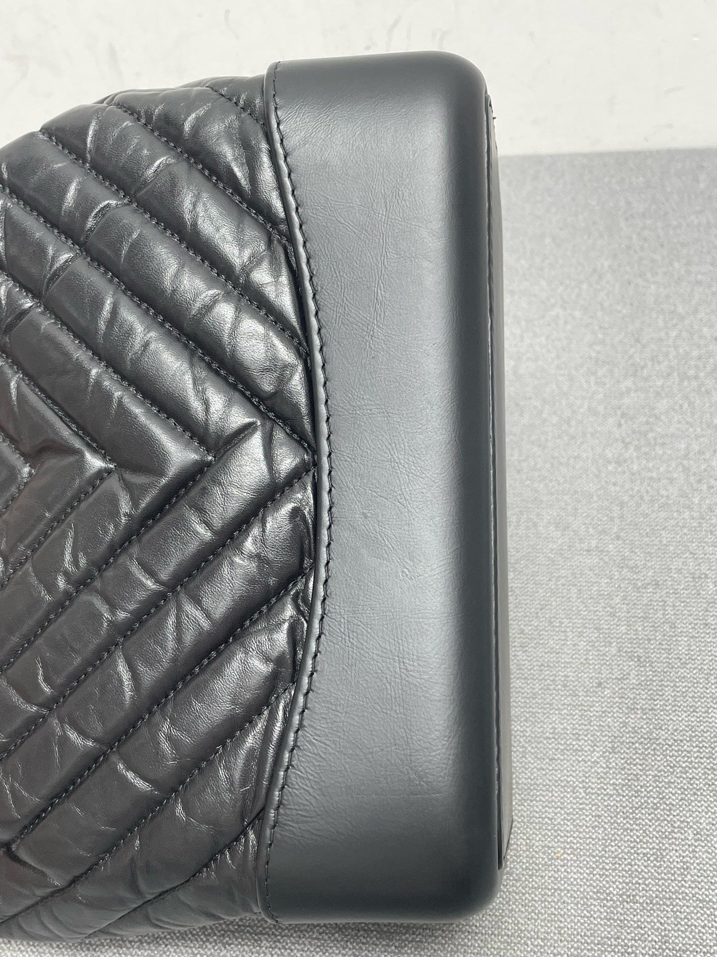 Chanel - Gabrielle - Leather - Black - (small)