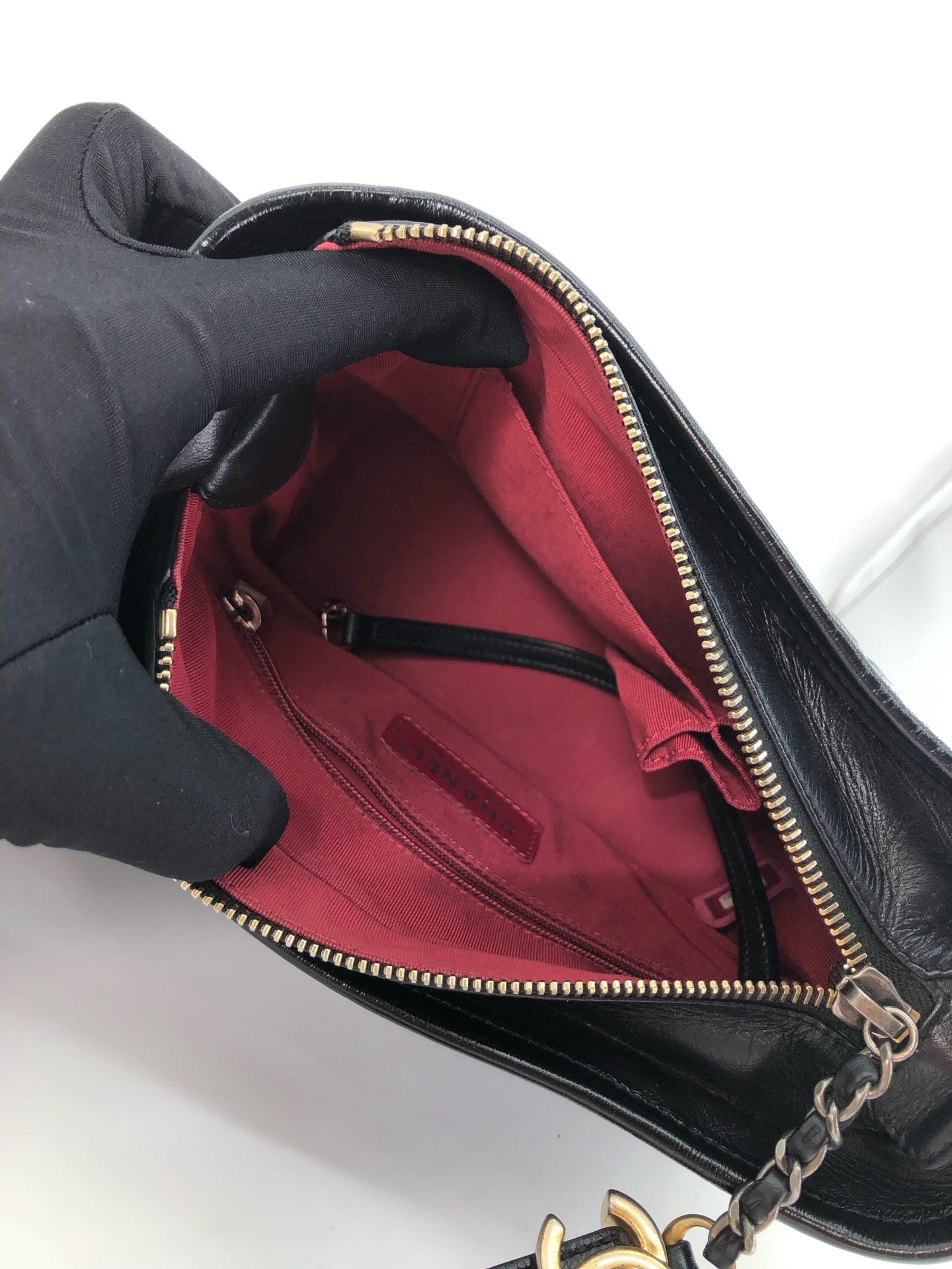 Chanel - Gabrielle - Leather - Black - (small)