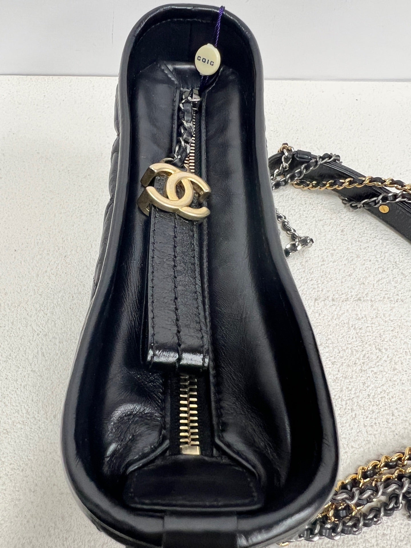 Chanel - Gabrielle - Leather - Black - (small)
