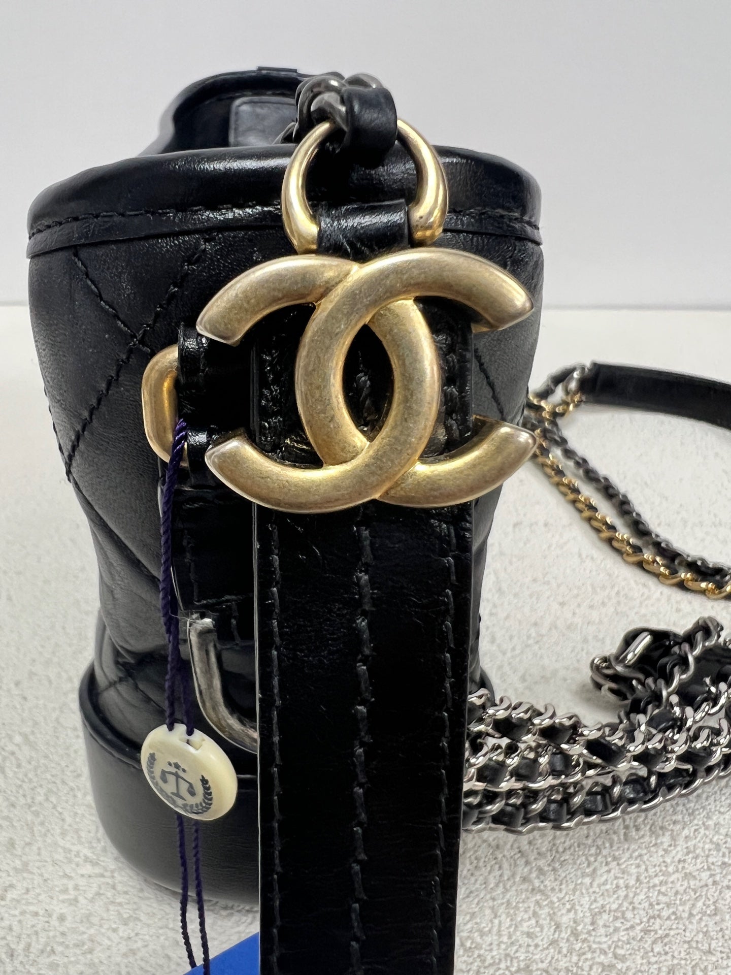 Chanel - Gabrielle - Leather - Black - (small)