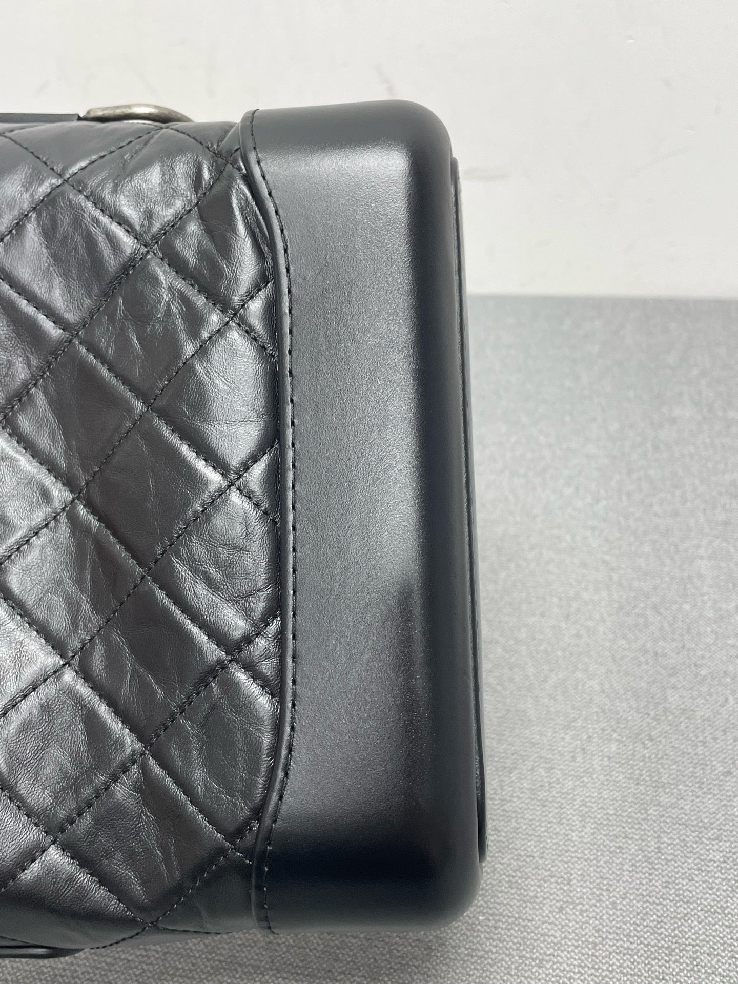 Chanel - Gabrielle - Leather - Black - (Small)