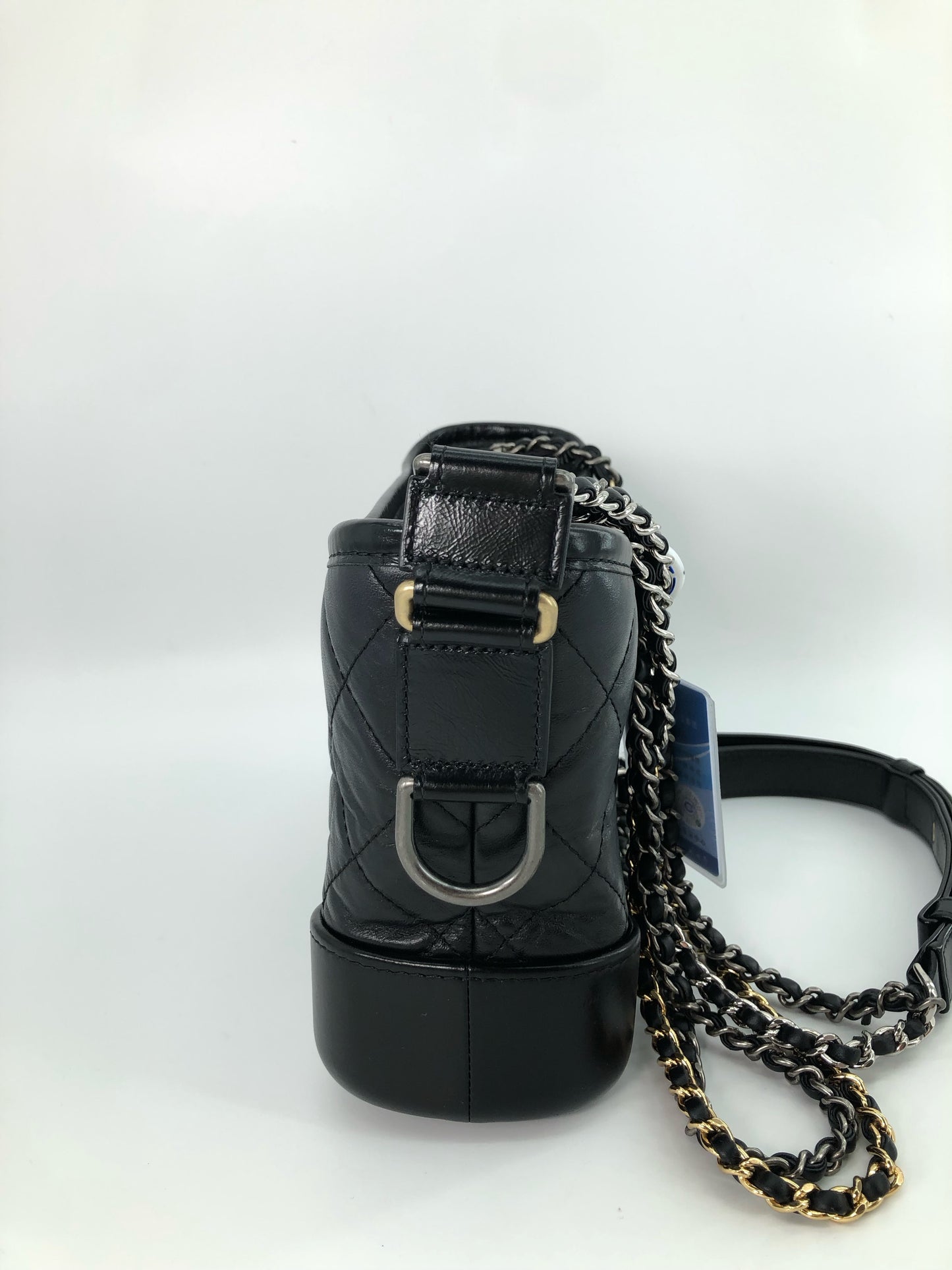 Chanel - Gabrielle - Leather - Black - (small)