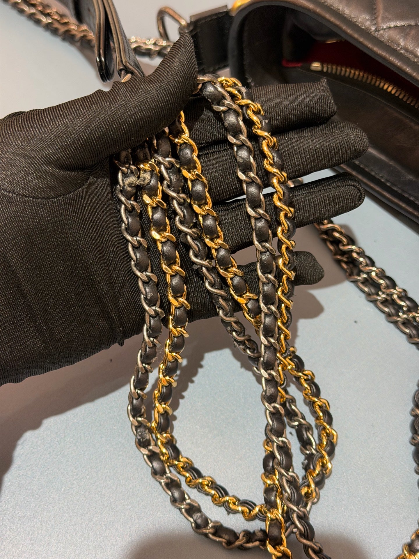Chanel - Gabrielle - Leather - Black - (small)