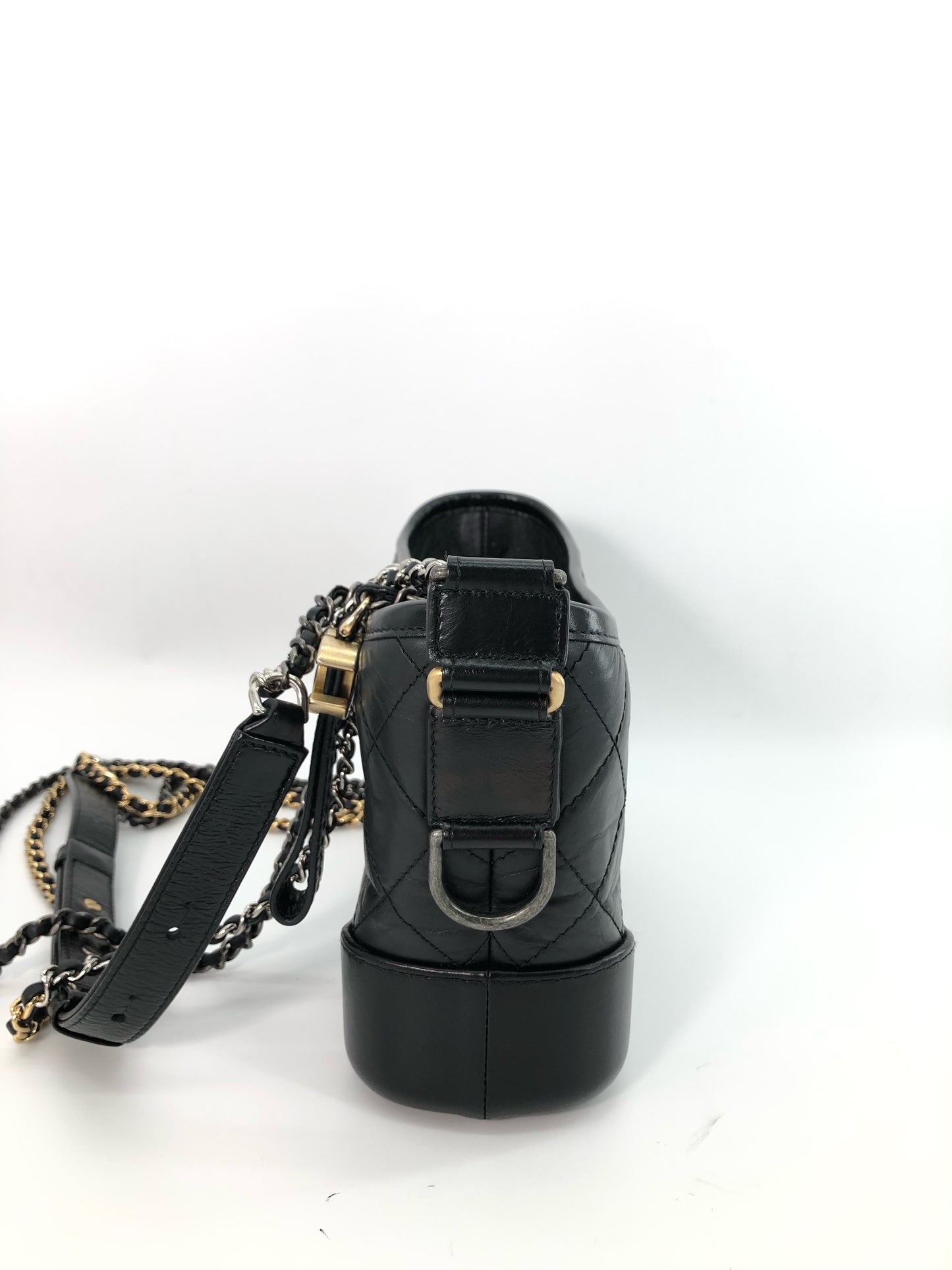 Chanel - Gabrielle - Leather - Black - (small)