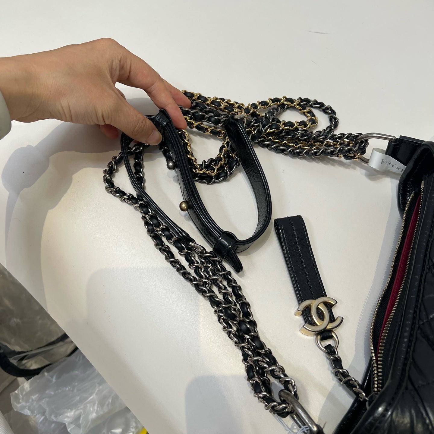 Chanel - Gabrielle - Leather - Black - (small)
