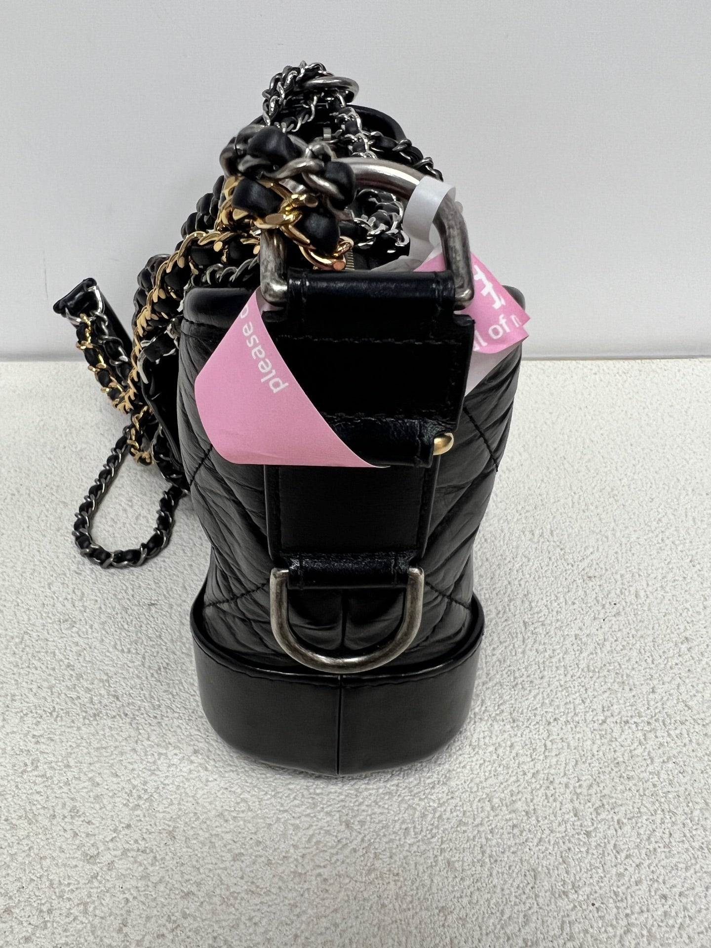 Chanel - Gabrielle - Leather - Black - (small)