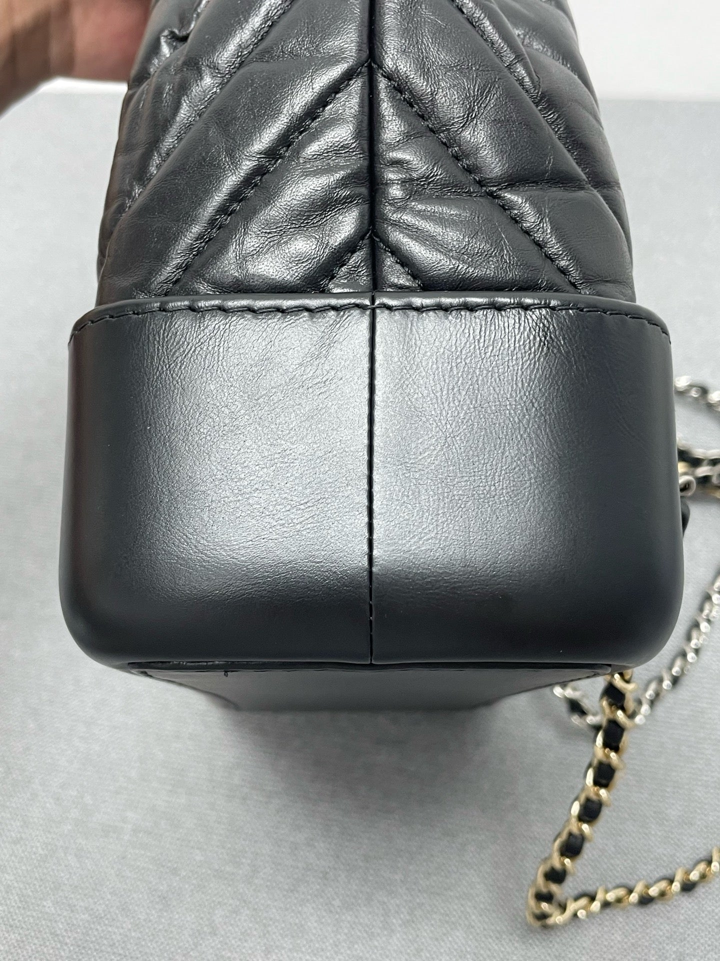Chanel - Gabrielle - Leather - Black - (small)