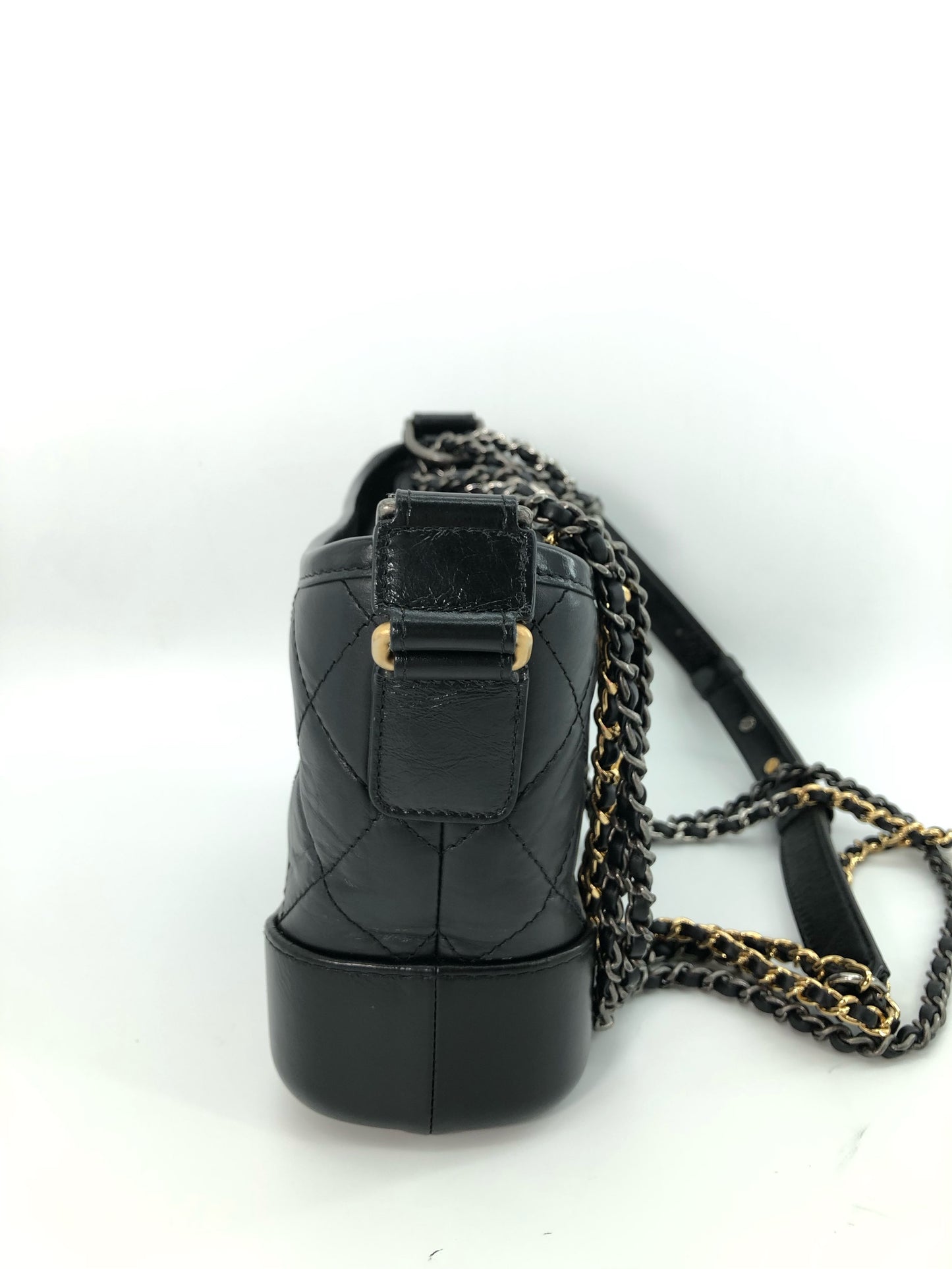 Chanel - Gabrielle - Leather - Black - (small)