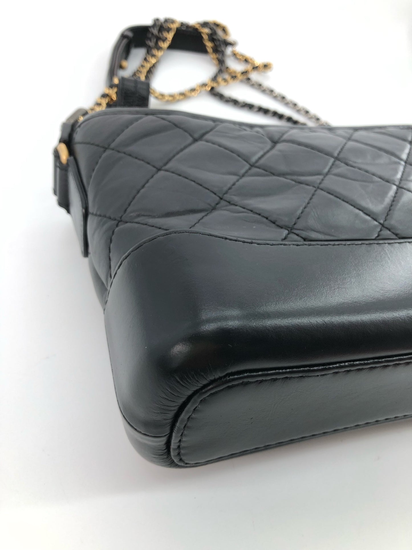 Chanel - Gabrielle - Leather - Black - (small)