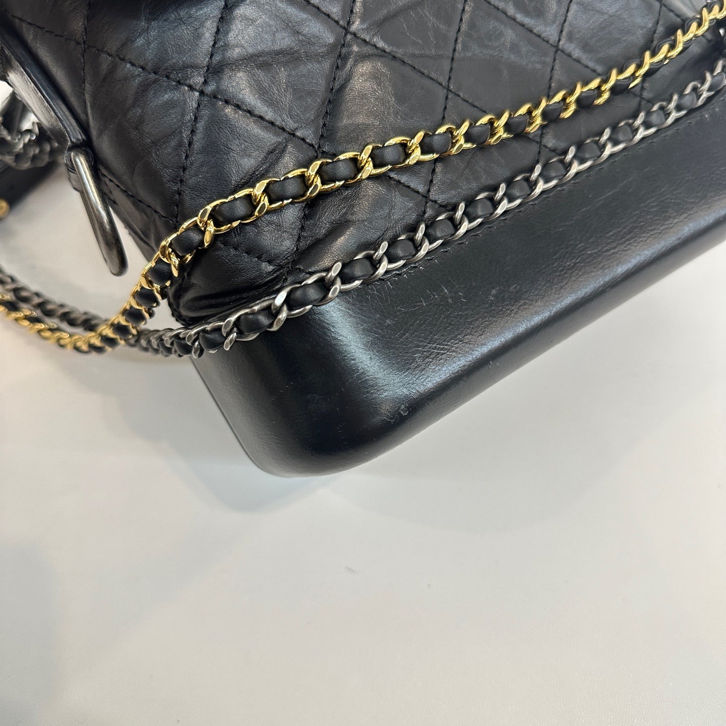Chanel - Gabrielle - Leather - Black - (small)