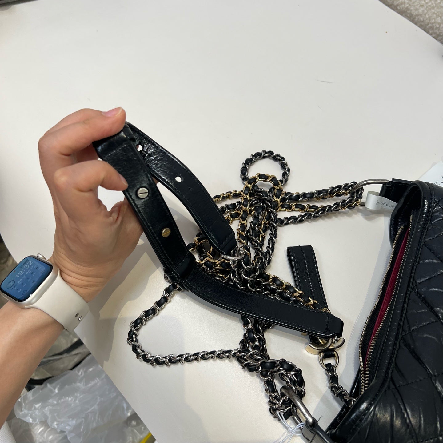 Chanel - Gabrielle - Leather - Black - (small)