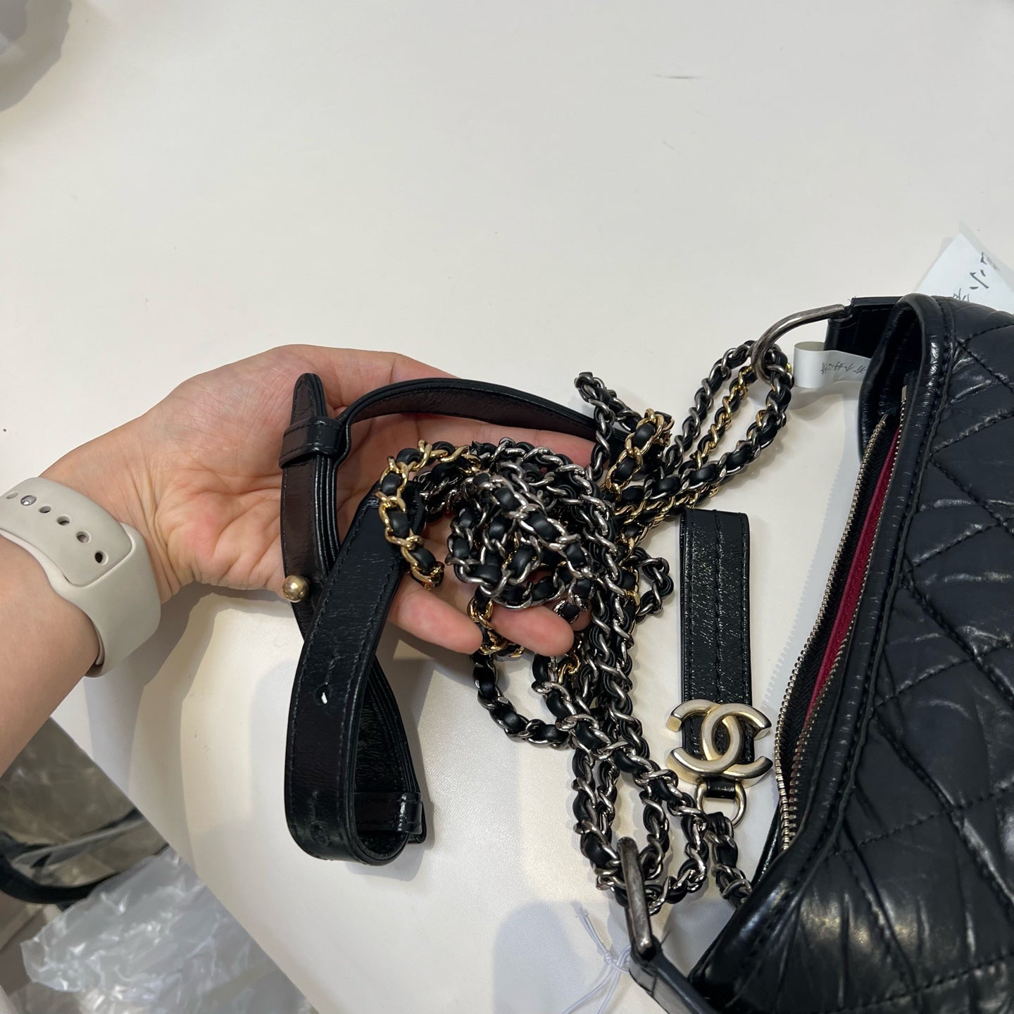 Chanel - Gabrielle - Leather - Black - (small)
