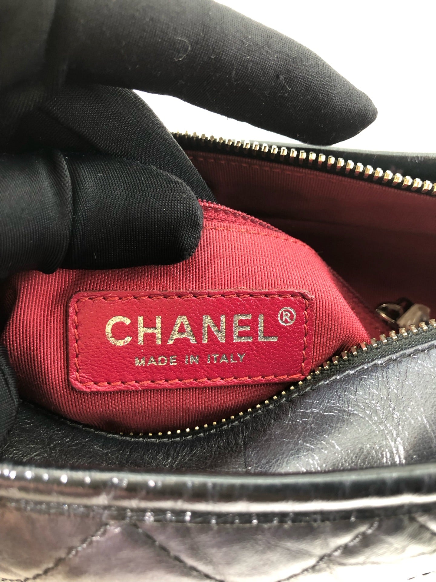 Chanel - Gabrielle - Leather - Black - (small)