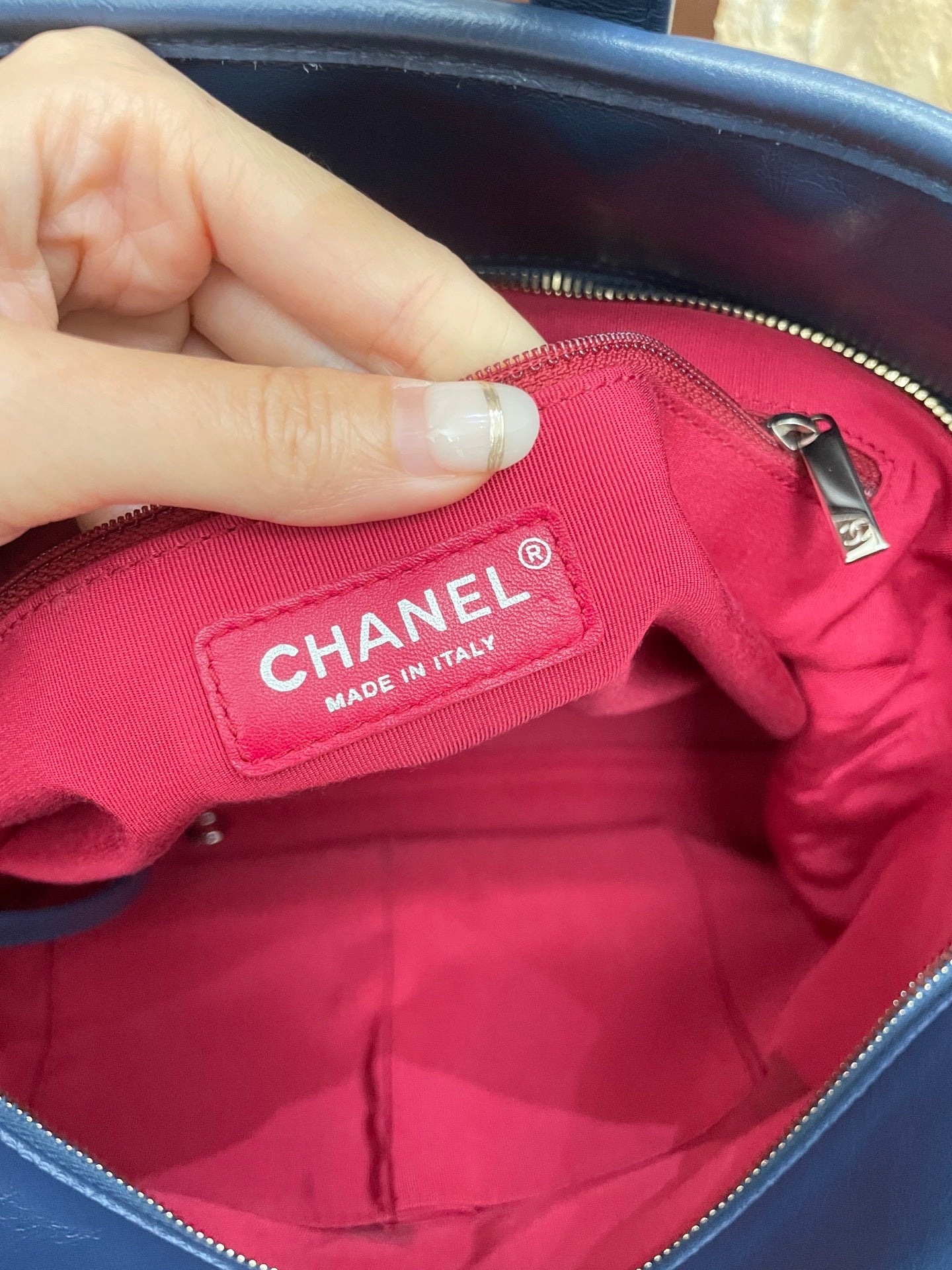 Chanel - Gabrielle - Leather - Blue - (medium)