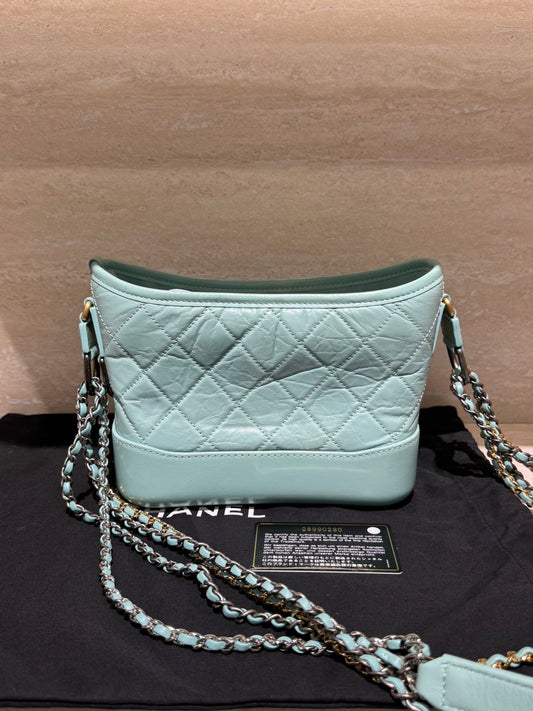 Chanel - Gabrielle - Leather - Blue - (small)