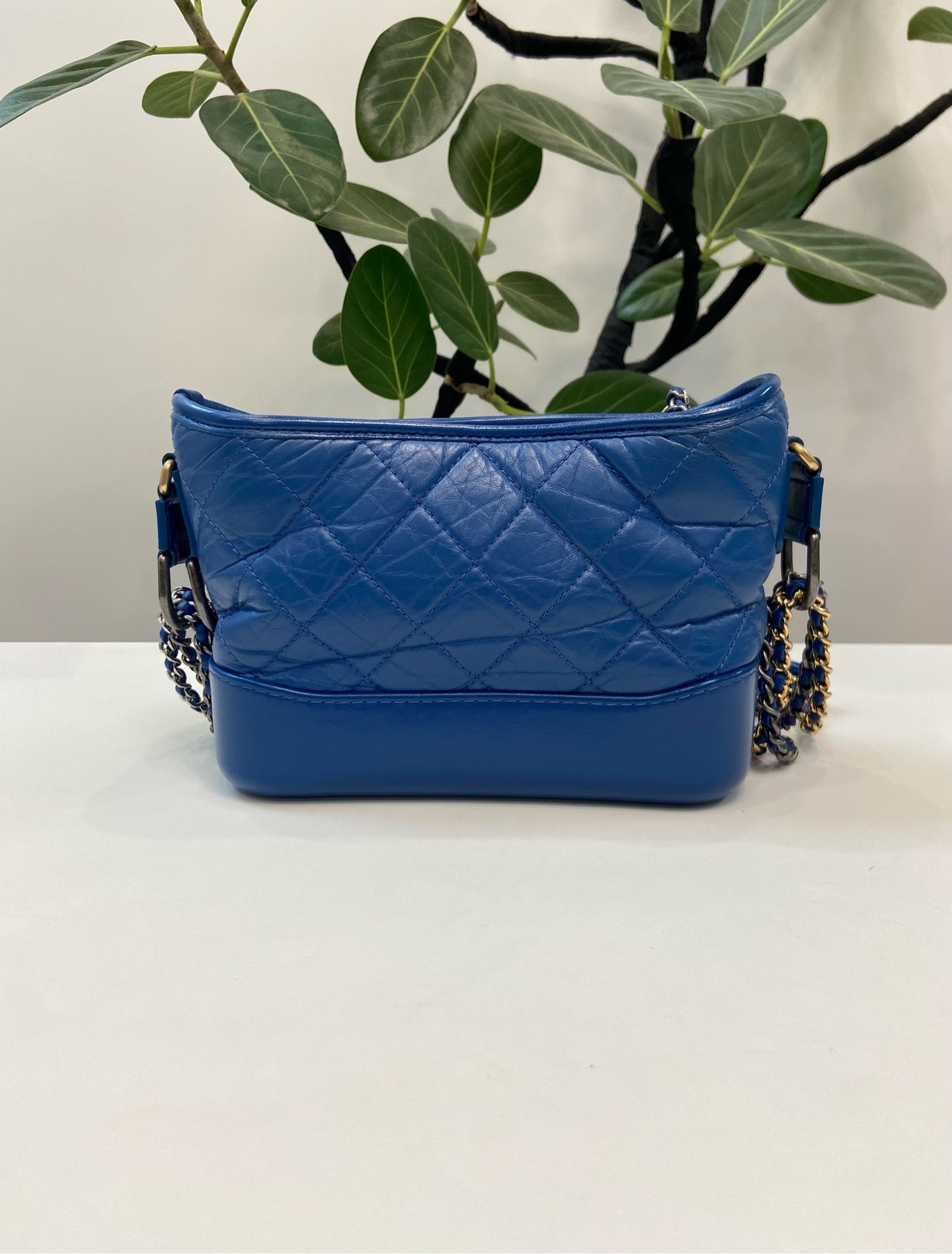 Chanel - Gabrielle - Leather - Blue - (small)