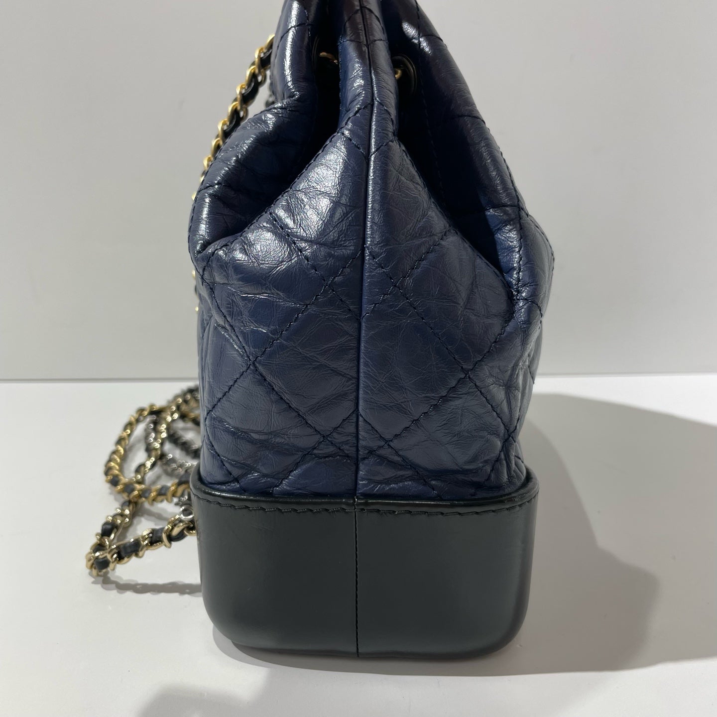 Chanel - Gabrielle - Leather - Blue - (small)