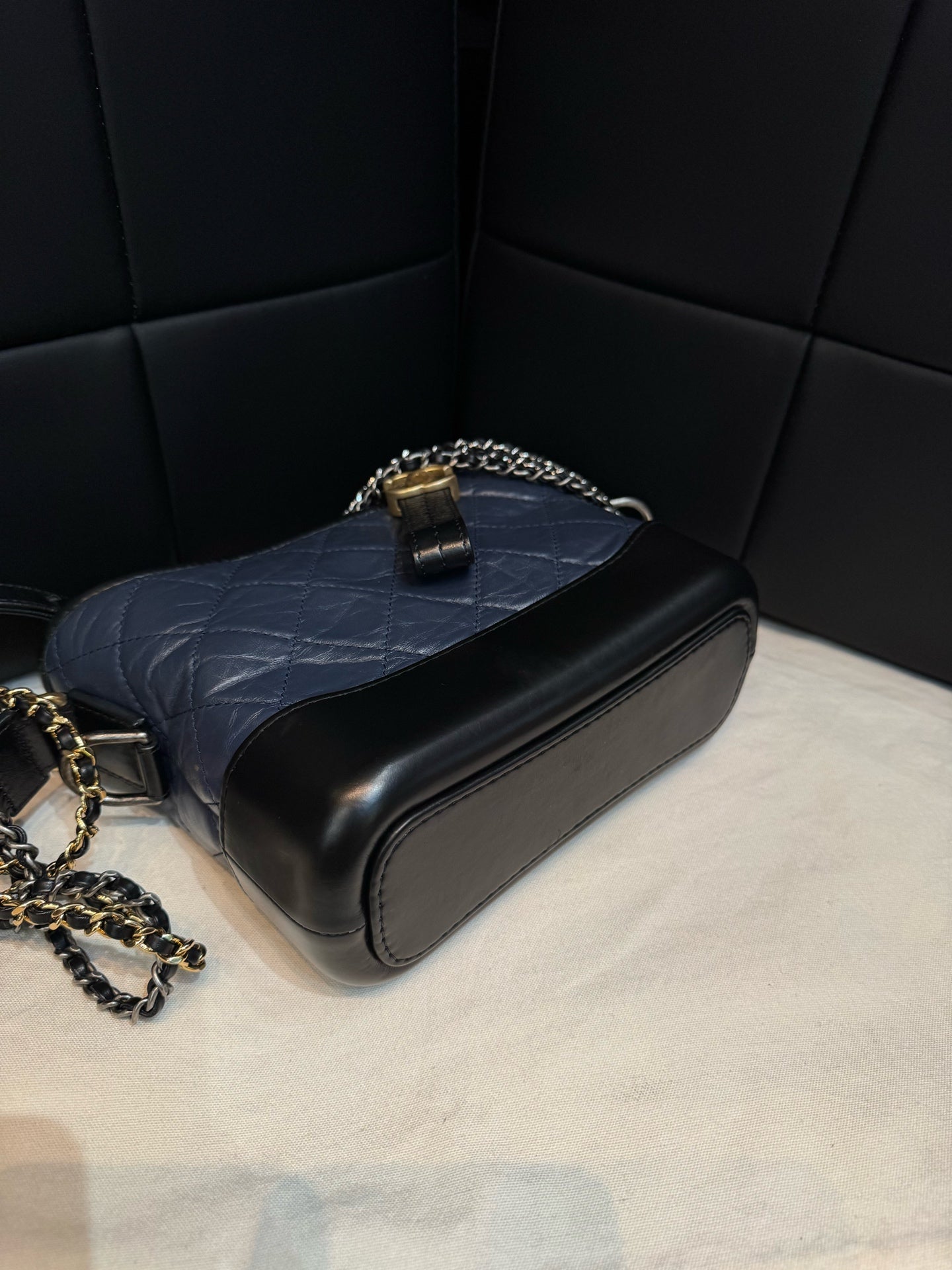 Chanel - Gabrielle - Leather - Blue - (small)