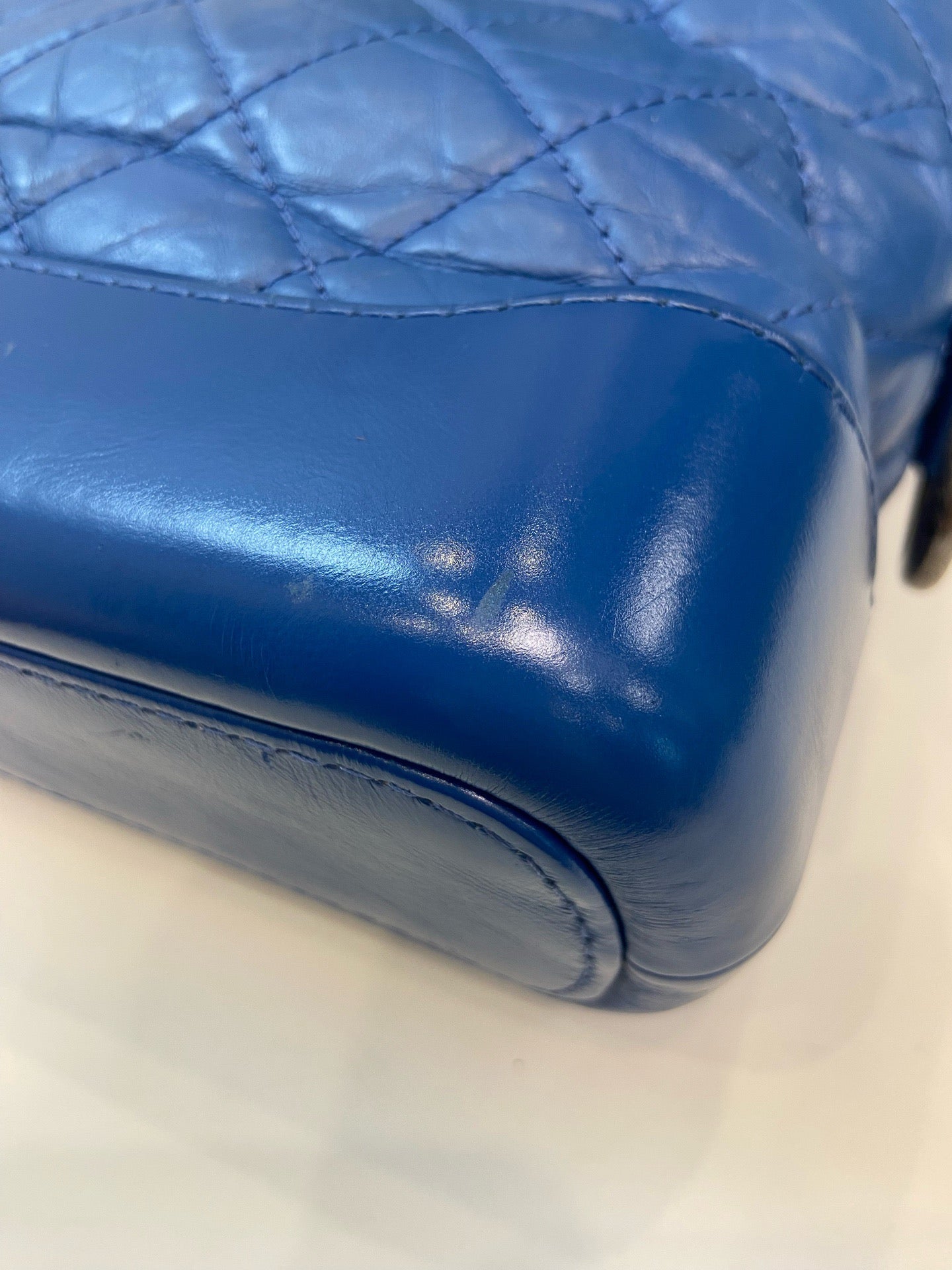 Chanel - Gabrielle - Leather - Blue - (small)
