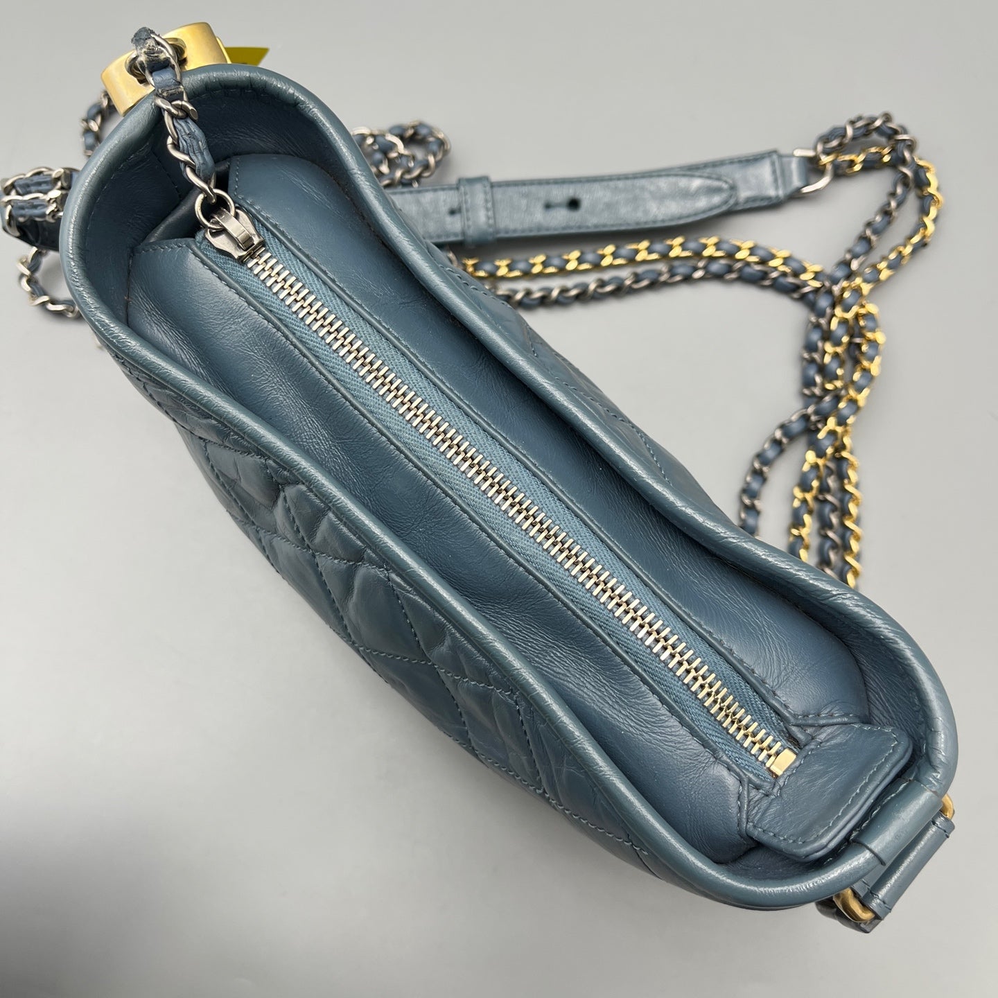 Chanel - Gabrielle - Leather - Blue - (Small)