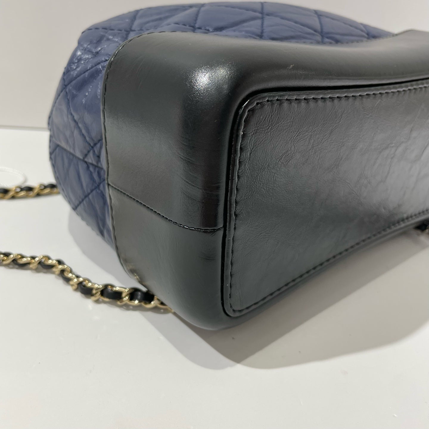 Chanel - Gabrielle - Leather - Blue - (small)