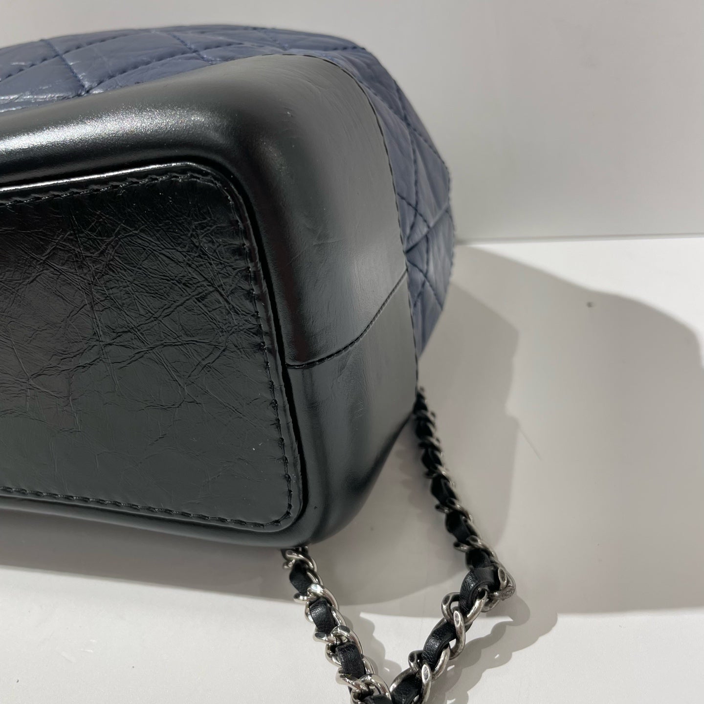 Chanel - Gabrielle - Leather - Blue - (small)
