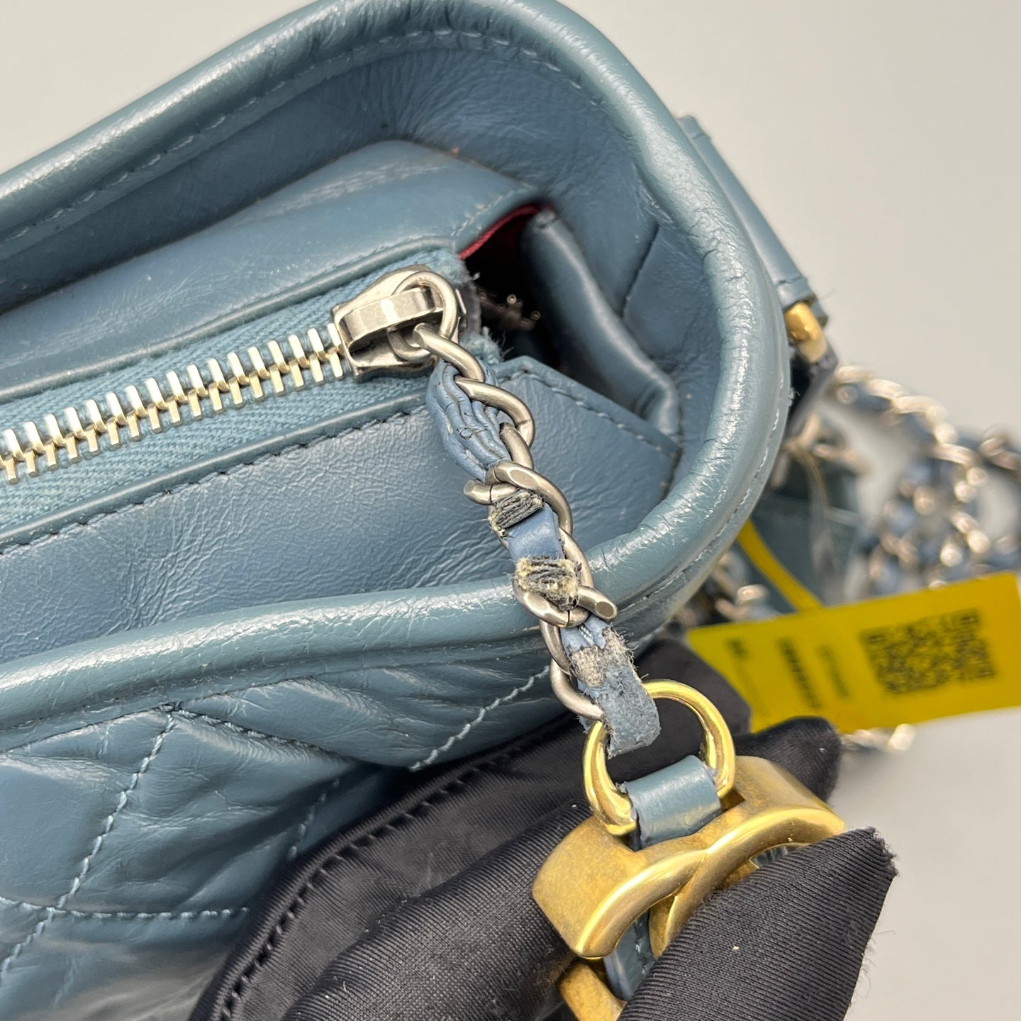 Chanel - Gabrielle - Leather - Blue - (Small)