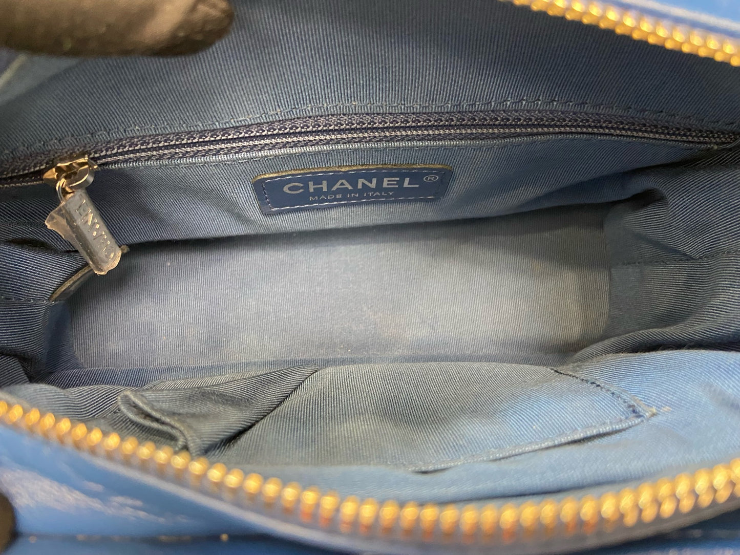 Chanel - Gabrielle - Leather - Blue - (small)