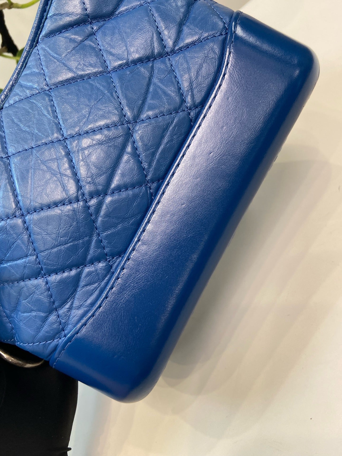 Chanel - Gabrielle - Leather - Blue - (small)