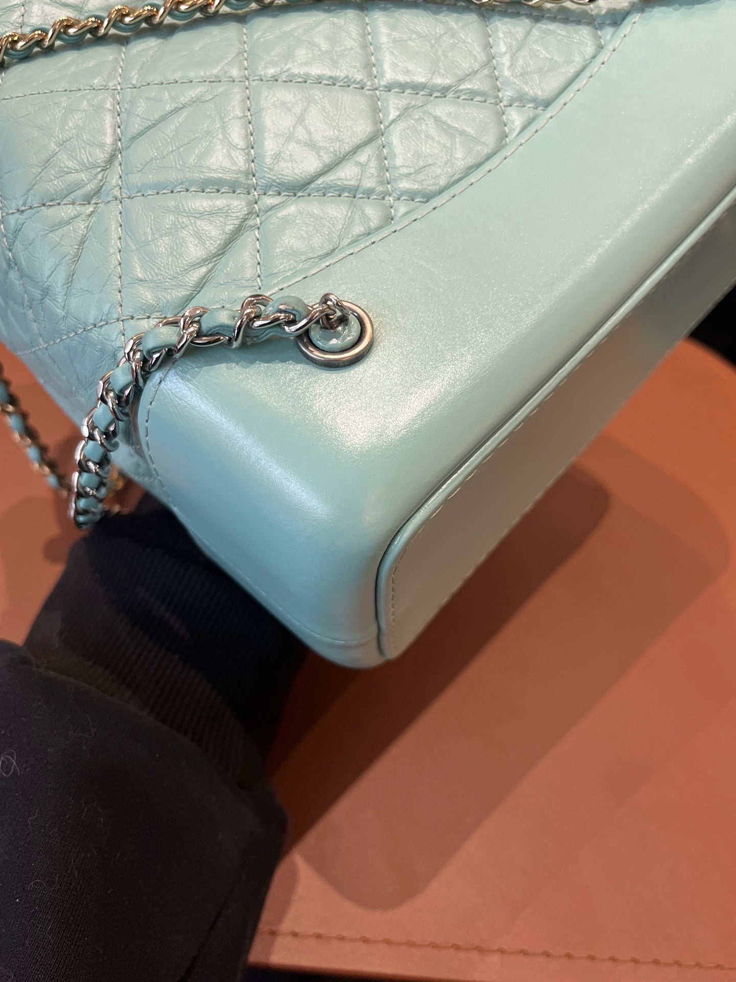Chanel - Gabrielle - Leather - Blue - (small)