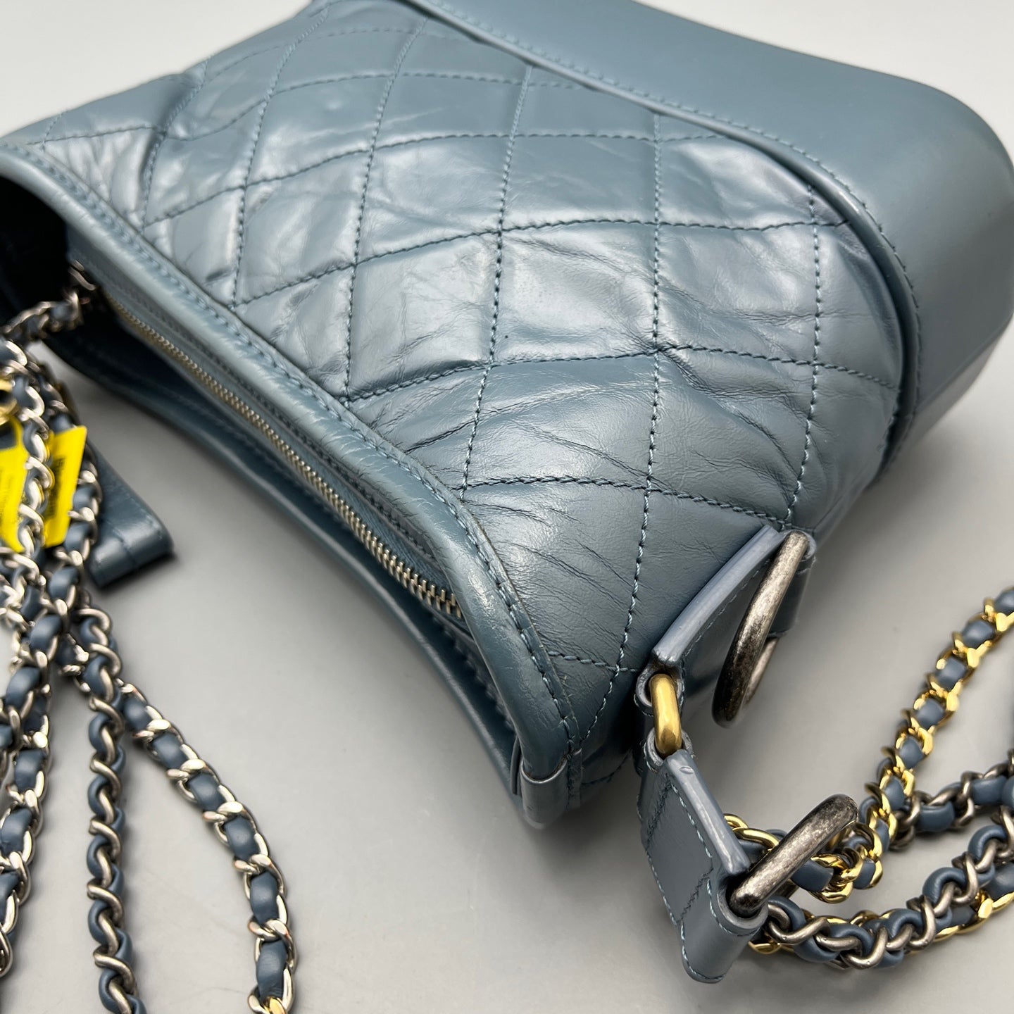 Chanel - Gabrielle - Leather - Blue - (Small)
