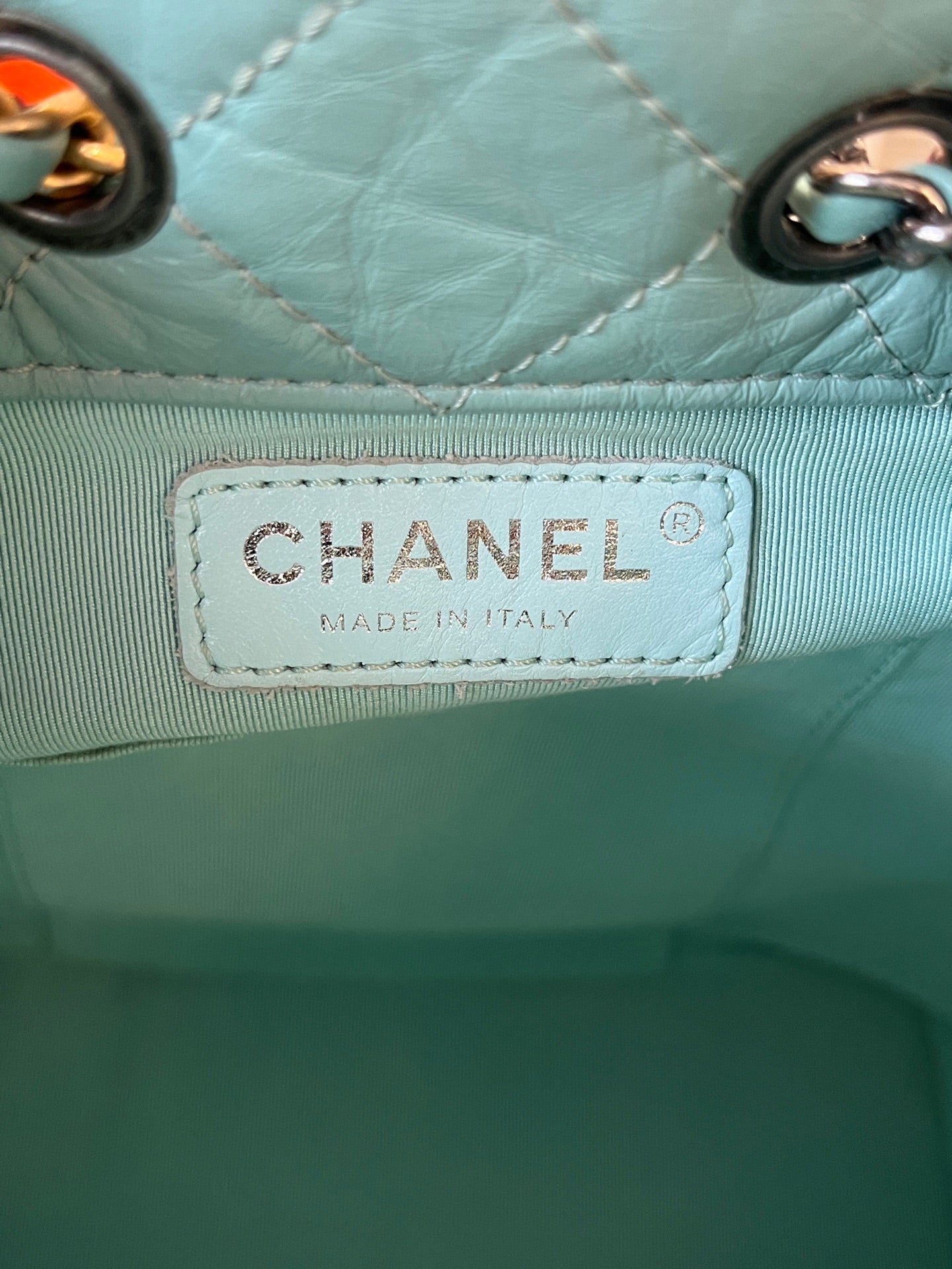 Chanel - Gabrielle - Leather - Blue - (small)
