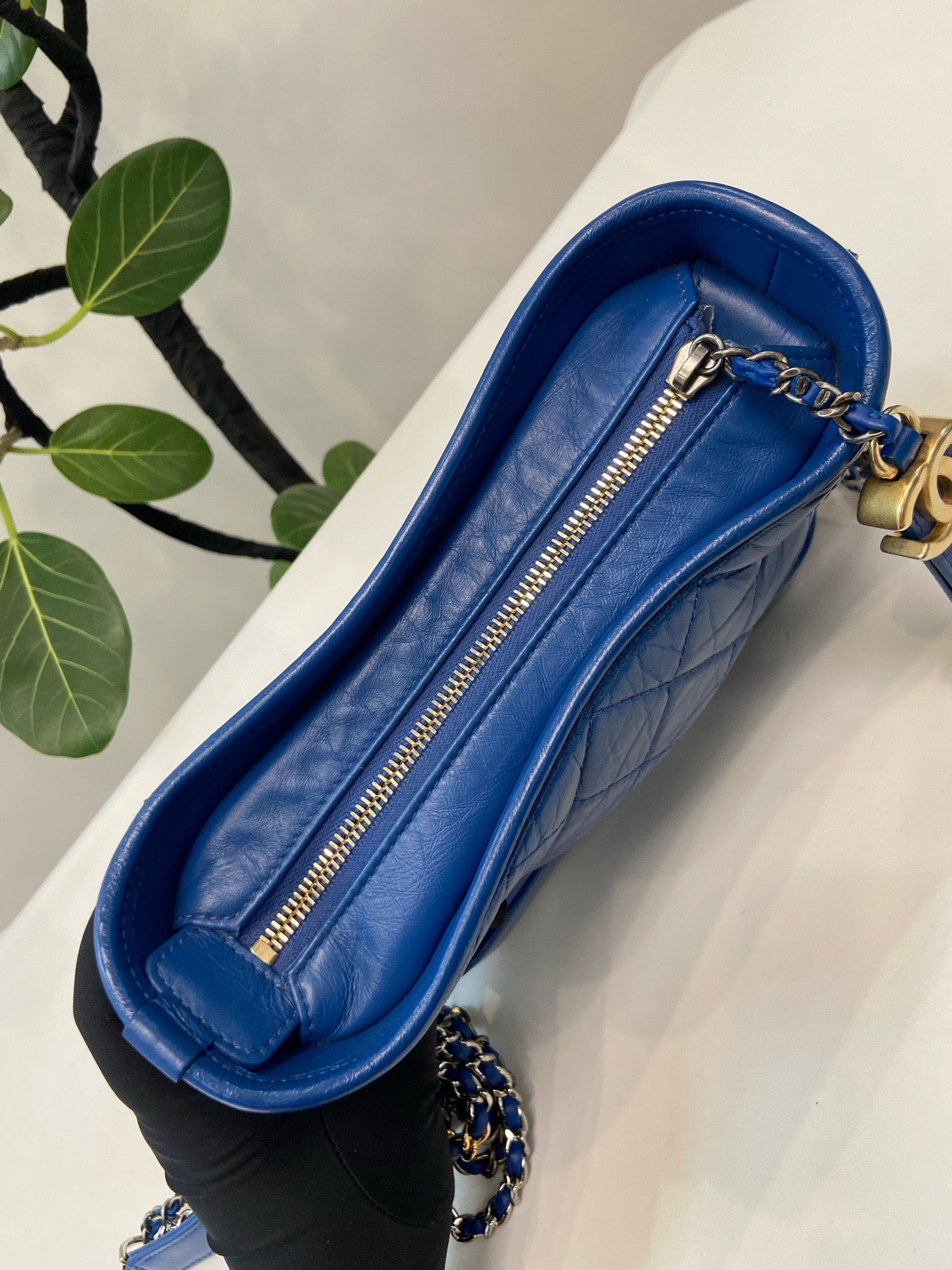 Chanel - Gabrielle - Leather - Blue - (small)