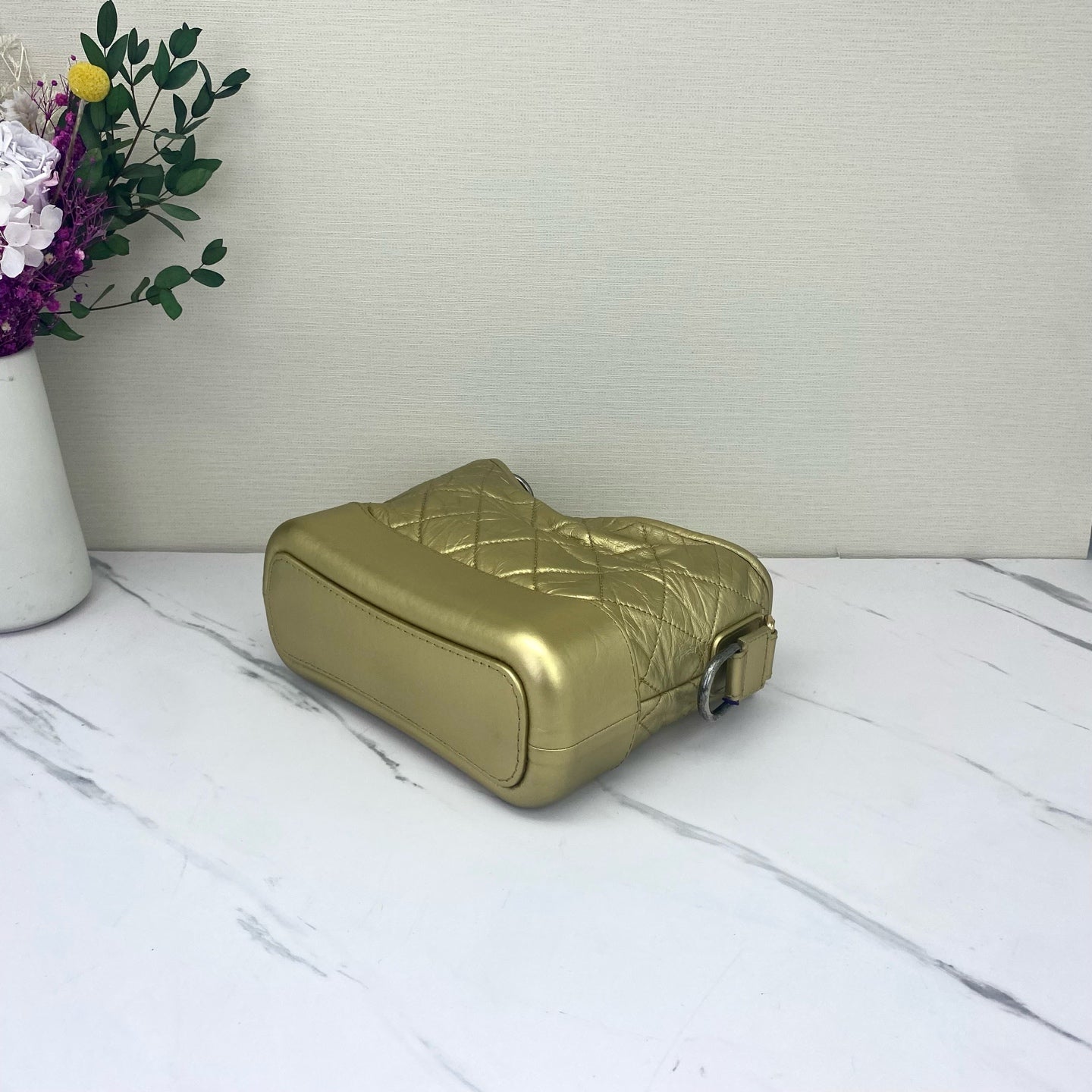 Chanel - Gabrielle - Leather - Gold - (small)