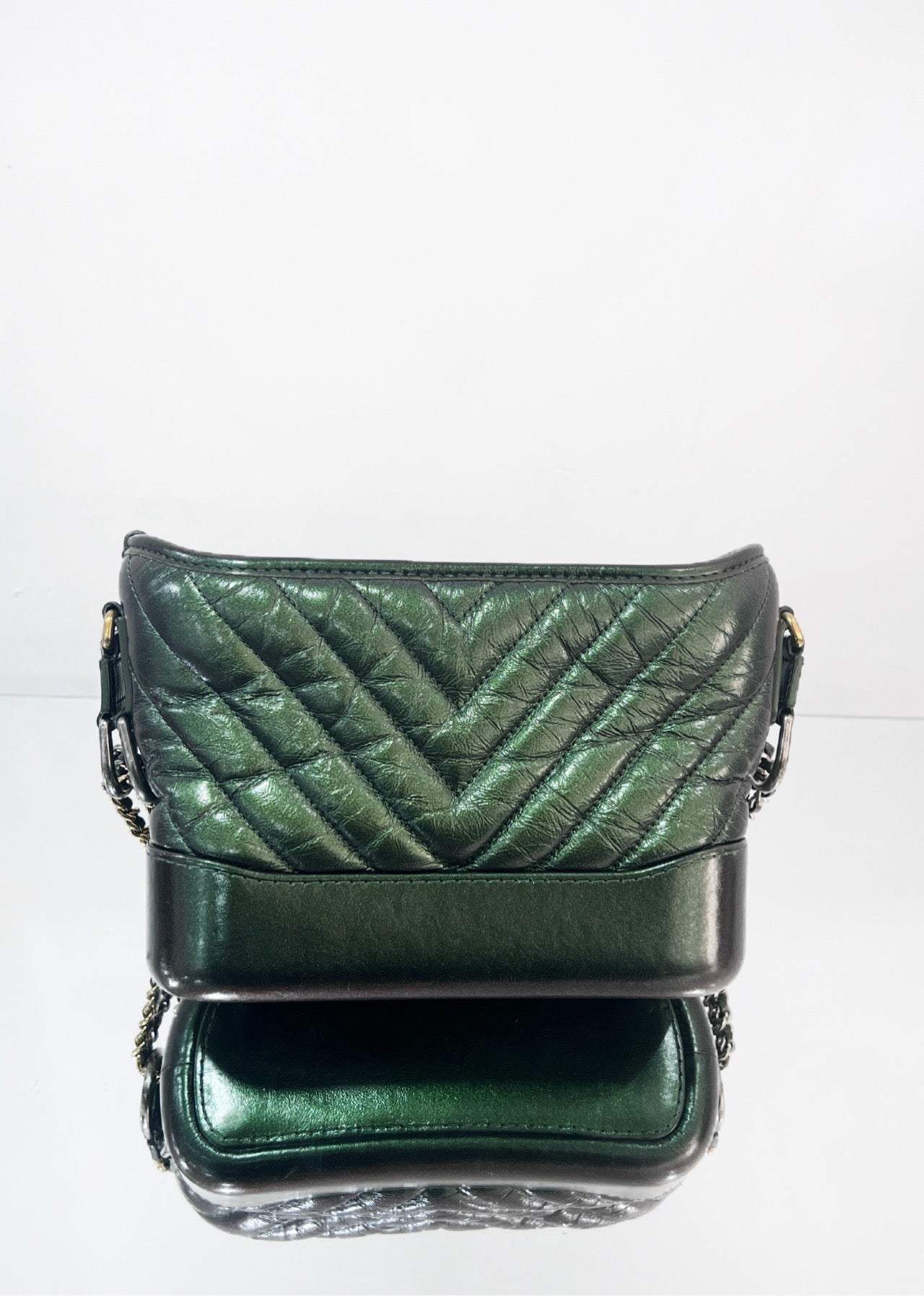 Chanel - Gabrielle - Leather - Green - (Small)