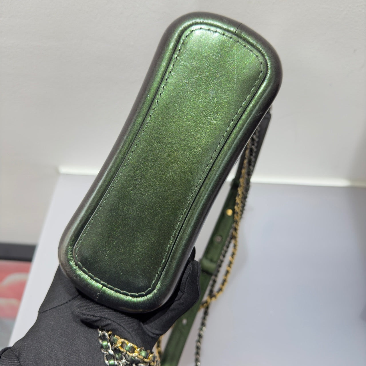 Chanel - Gabrielle - Leather - Green - (Small)