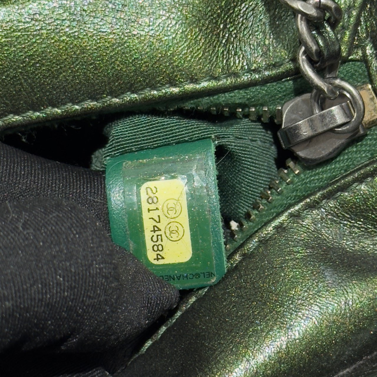 Chanel - Gabrielle - Leather - Green - (Small)