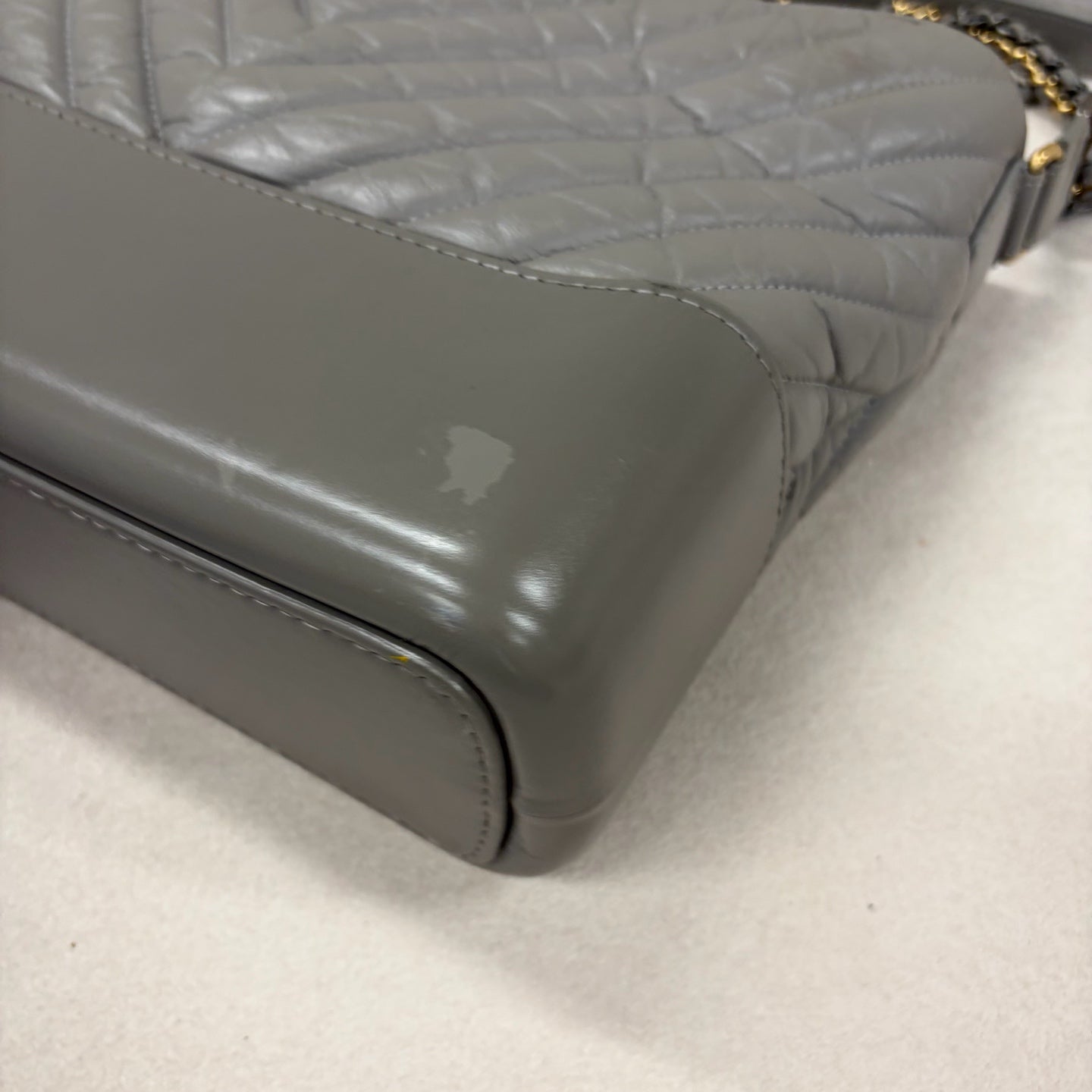 Chanel - Gabrielle - Leather - Grey - (medium)