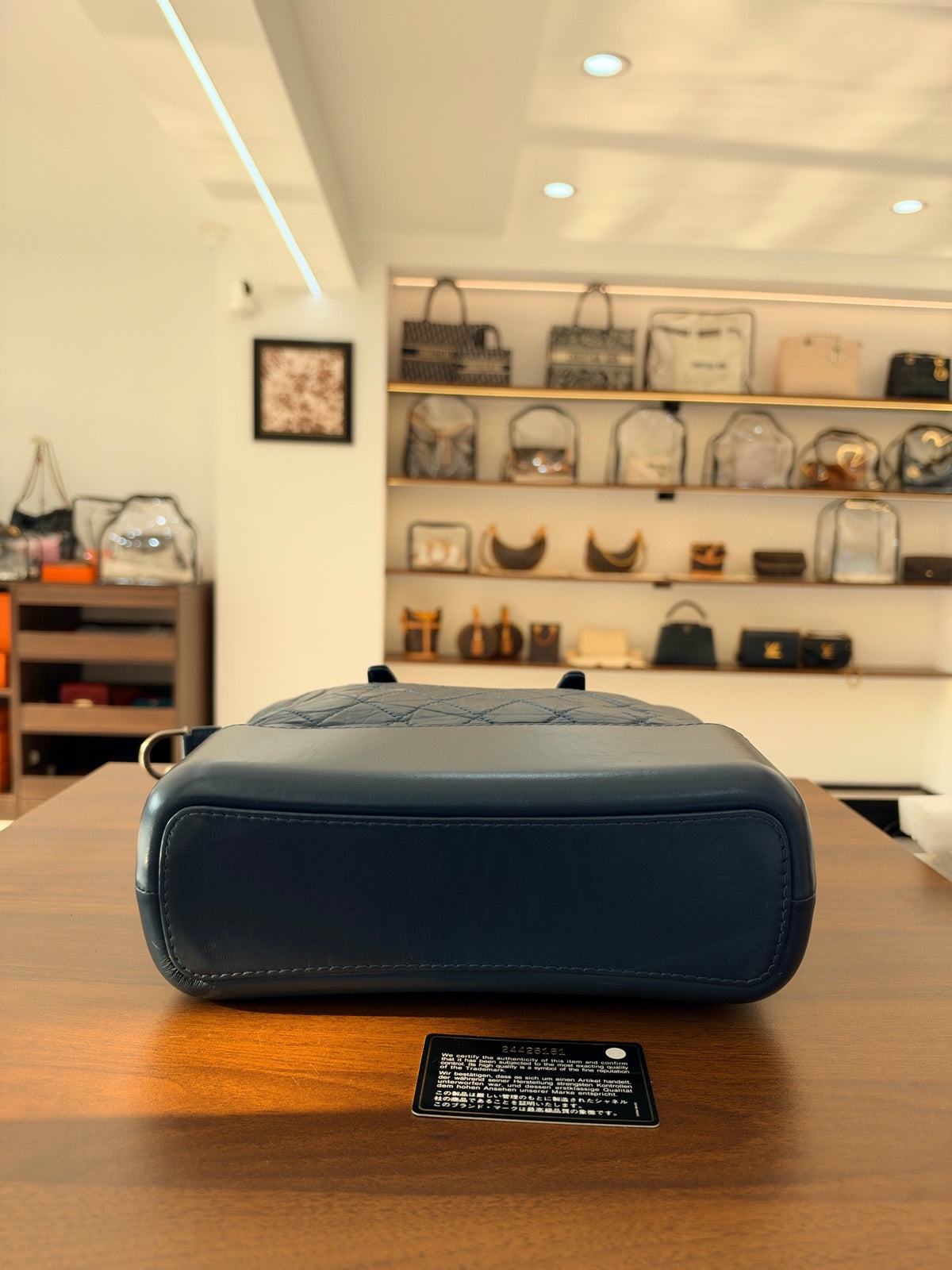 Chanel - Gabrielle - Leather - Navy