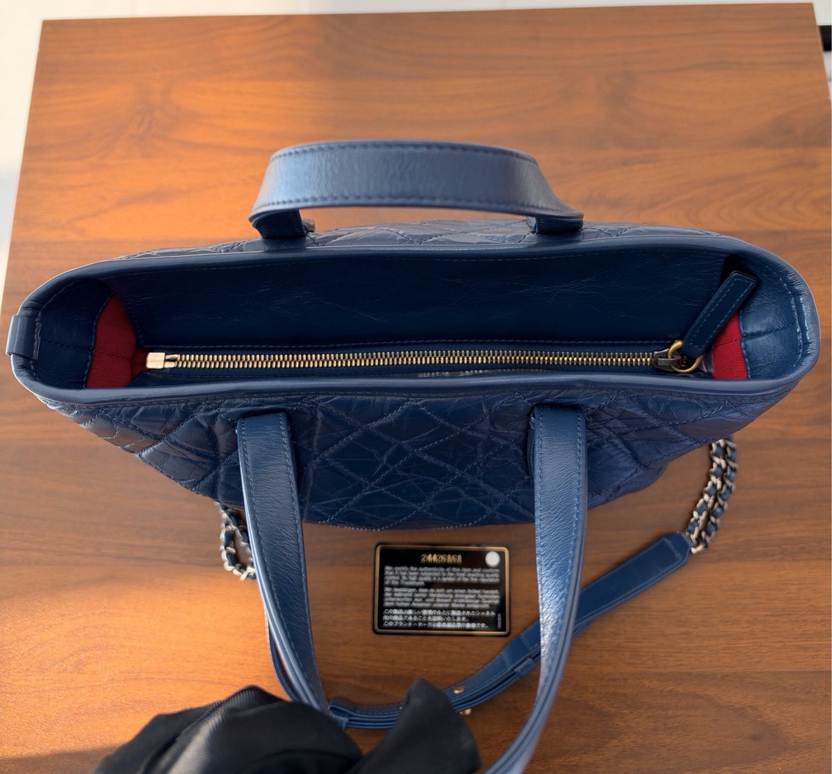 Chanel - Gabrielle - Leather - Navy