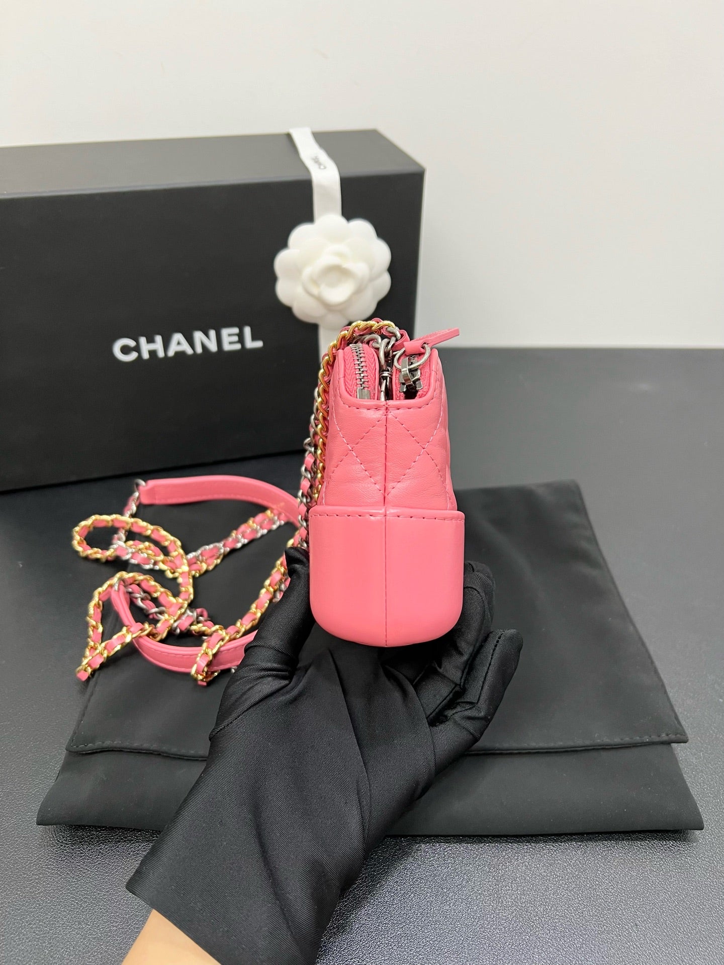 Chanel - Gabrielle - Leather - Pink - (mini)