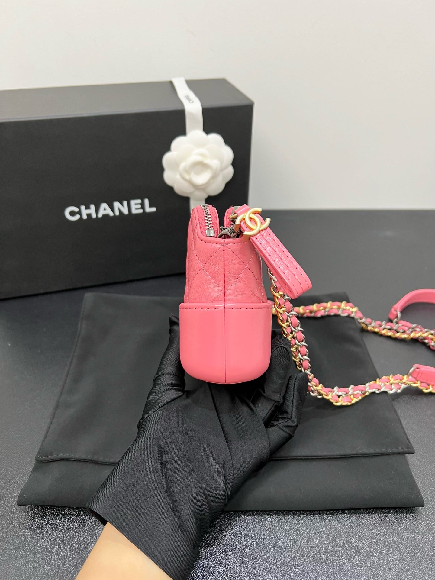 Chanel - Gabrielle - Leather - Pink - (mini)