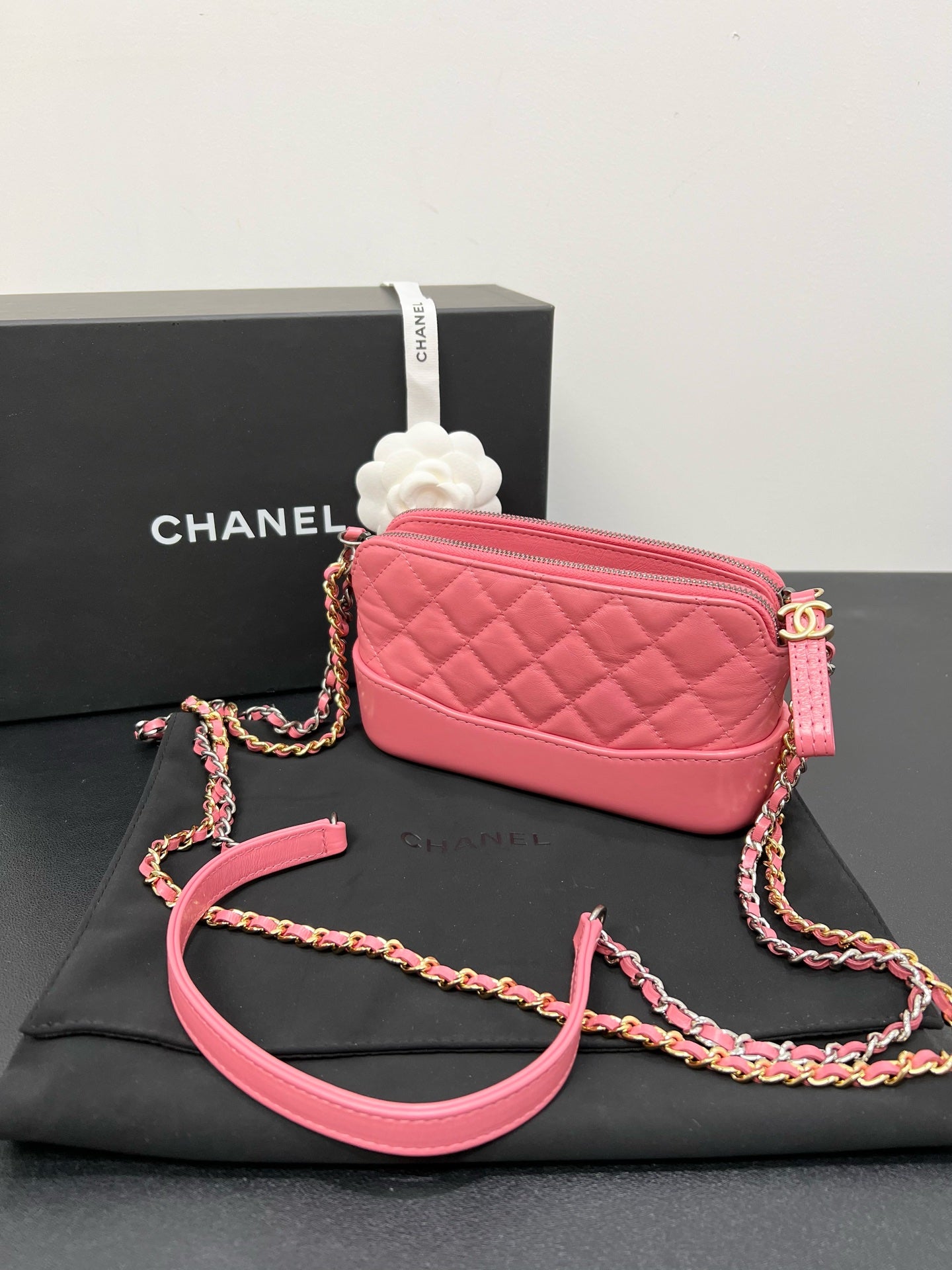 Chanel - Gabrielle - Leather - Pink - (mini)