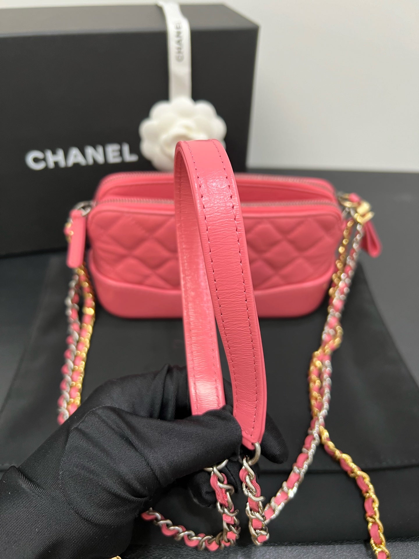 Chanel - Gabrielle - Leather - Pink - (mini)