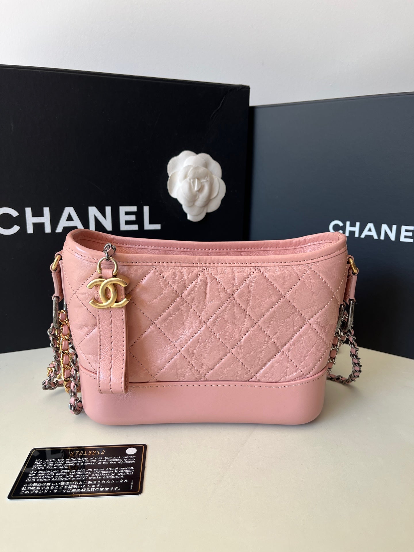 Chanel - Gabrielle - Leather - Pink - (small)