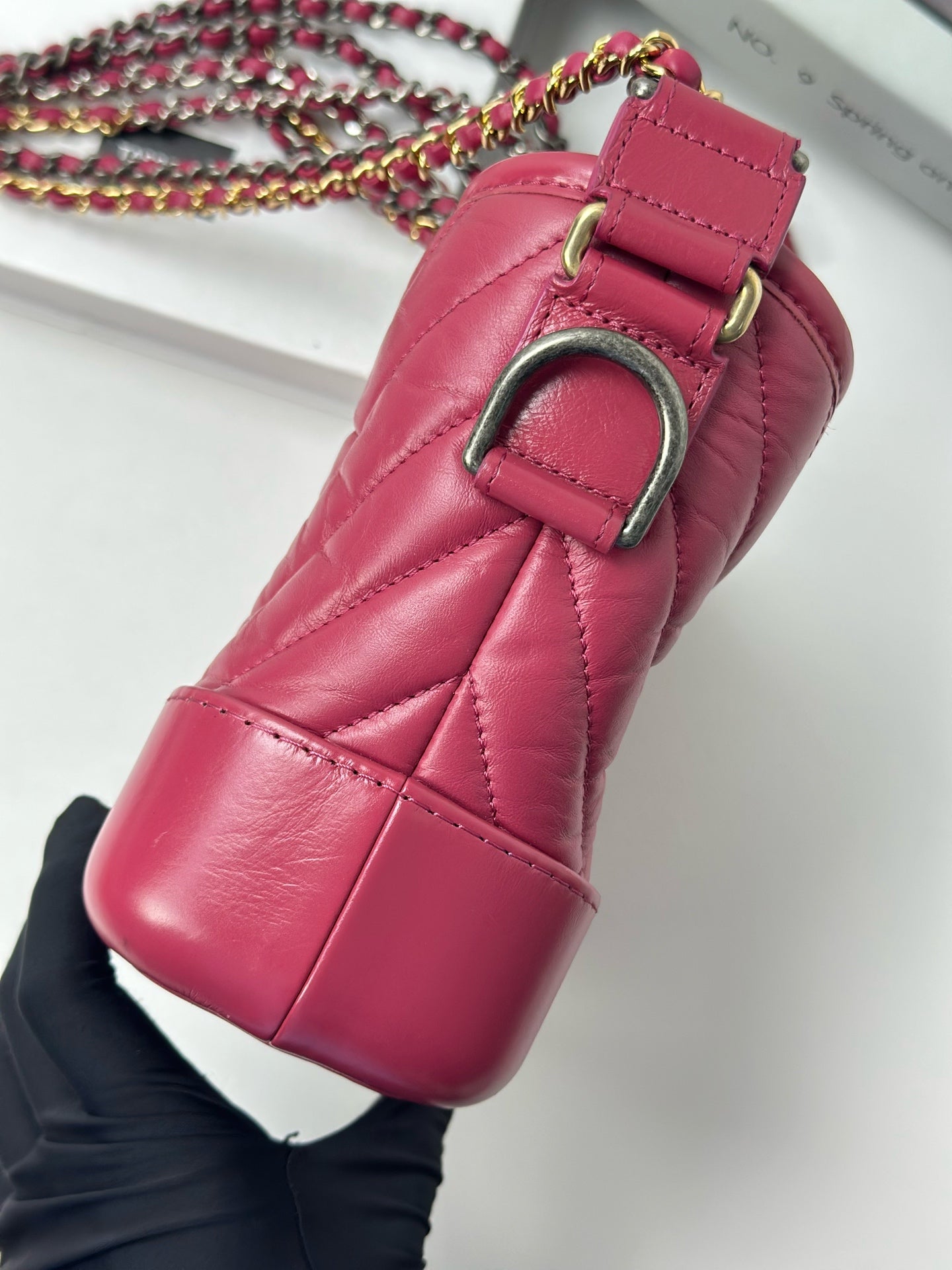 Chanel - Gabrielle - Leather - Pink - (Small)