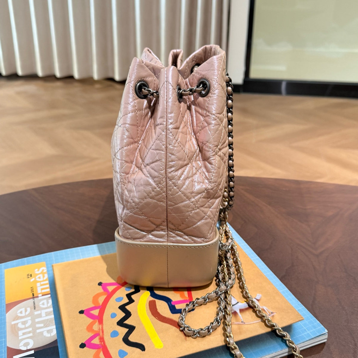 Chanel - Gabrielle - Leather - Pink - (Small)